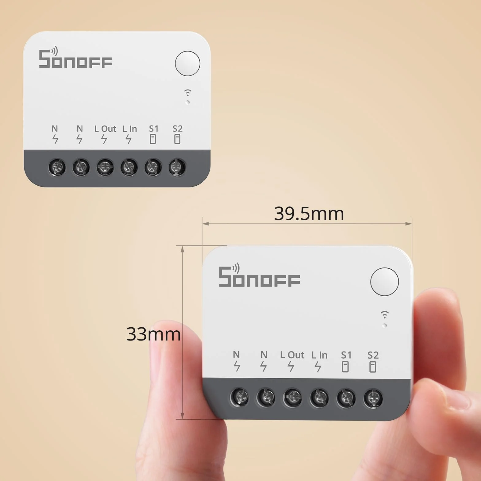 SONOFF Zigbee Smart Switch, współpracuje z Alexa i Google Home, 2 sztuki, wymaga ZigBee Gateway, wymaga neutralnego przewodzenia