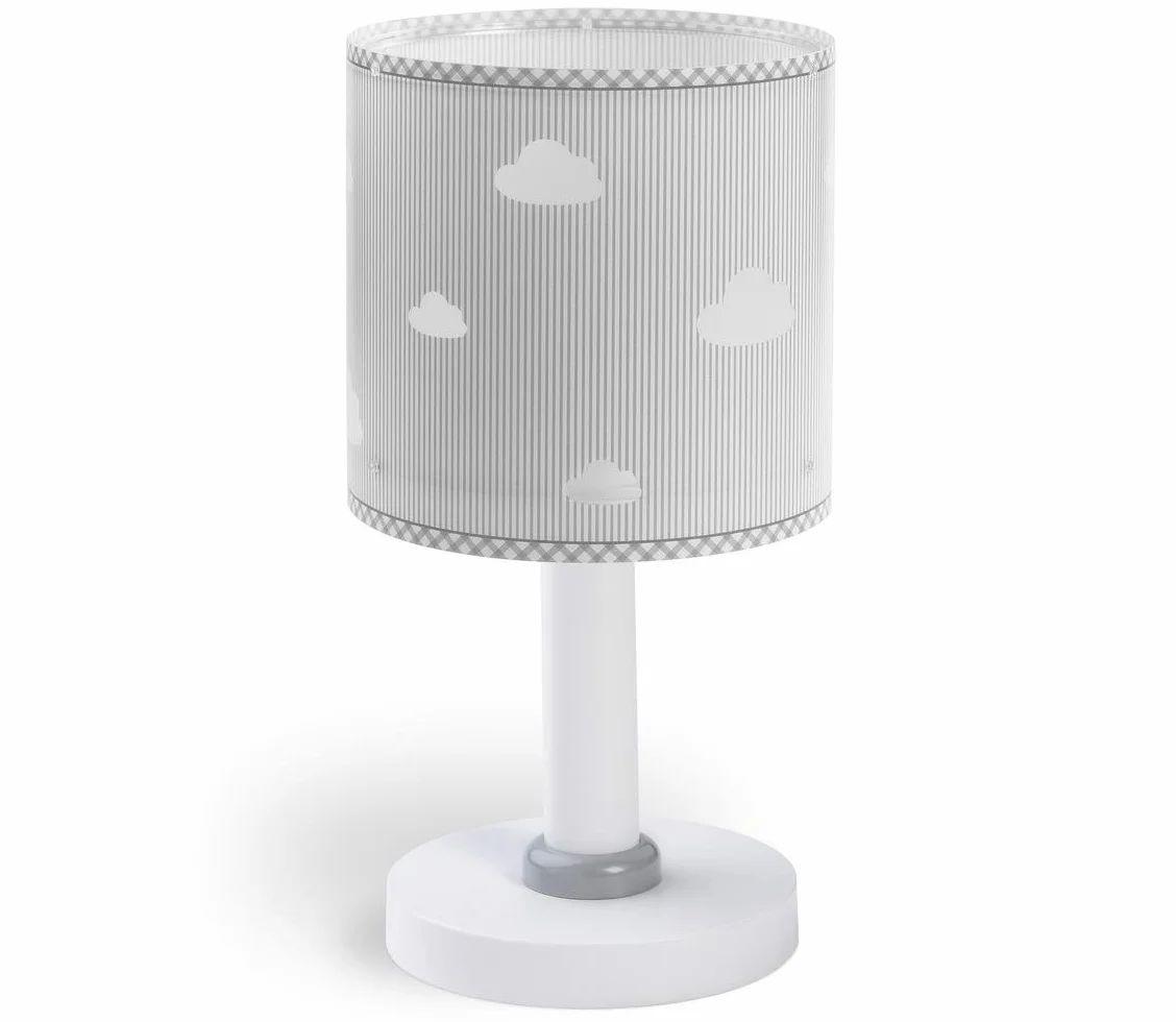 Dziecięca lampa stołowa Dalber Sweet Dreams Clouds Grey