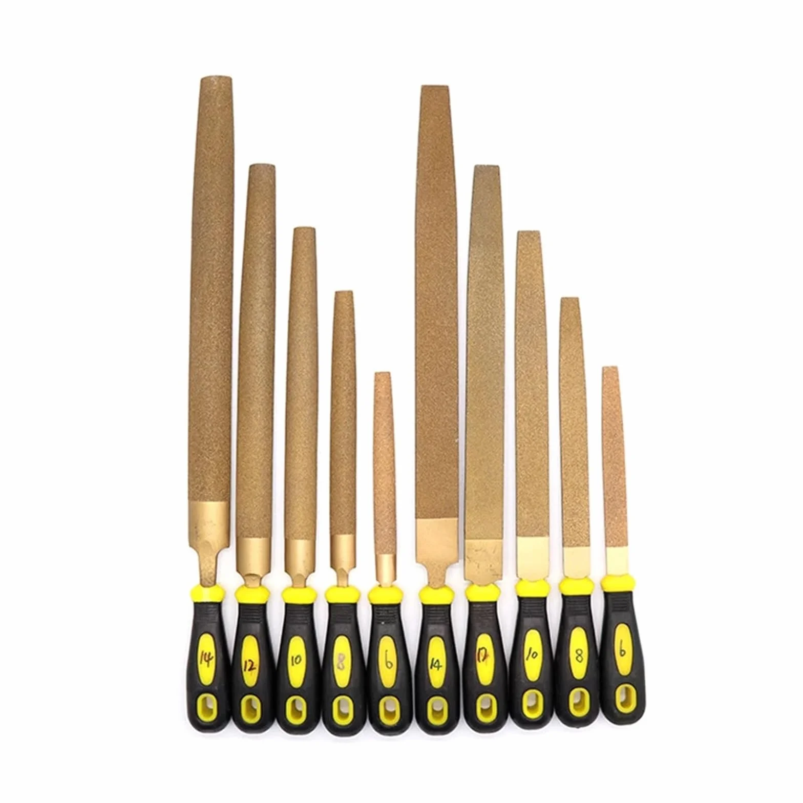 Brazed Diamond File Flat Rasp 4 6 8 10 Calowy do Drewna Metalu Ostrzenia Narzędzie