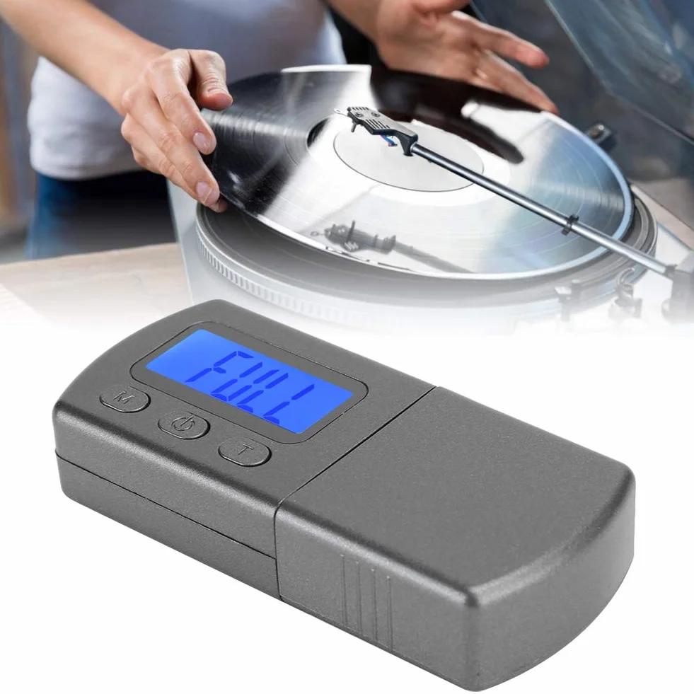 Annadue Digital Turntable Stylus Force Scale 0,01 g LCD niebieskie podświetlenie
