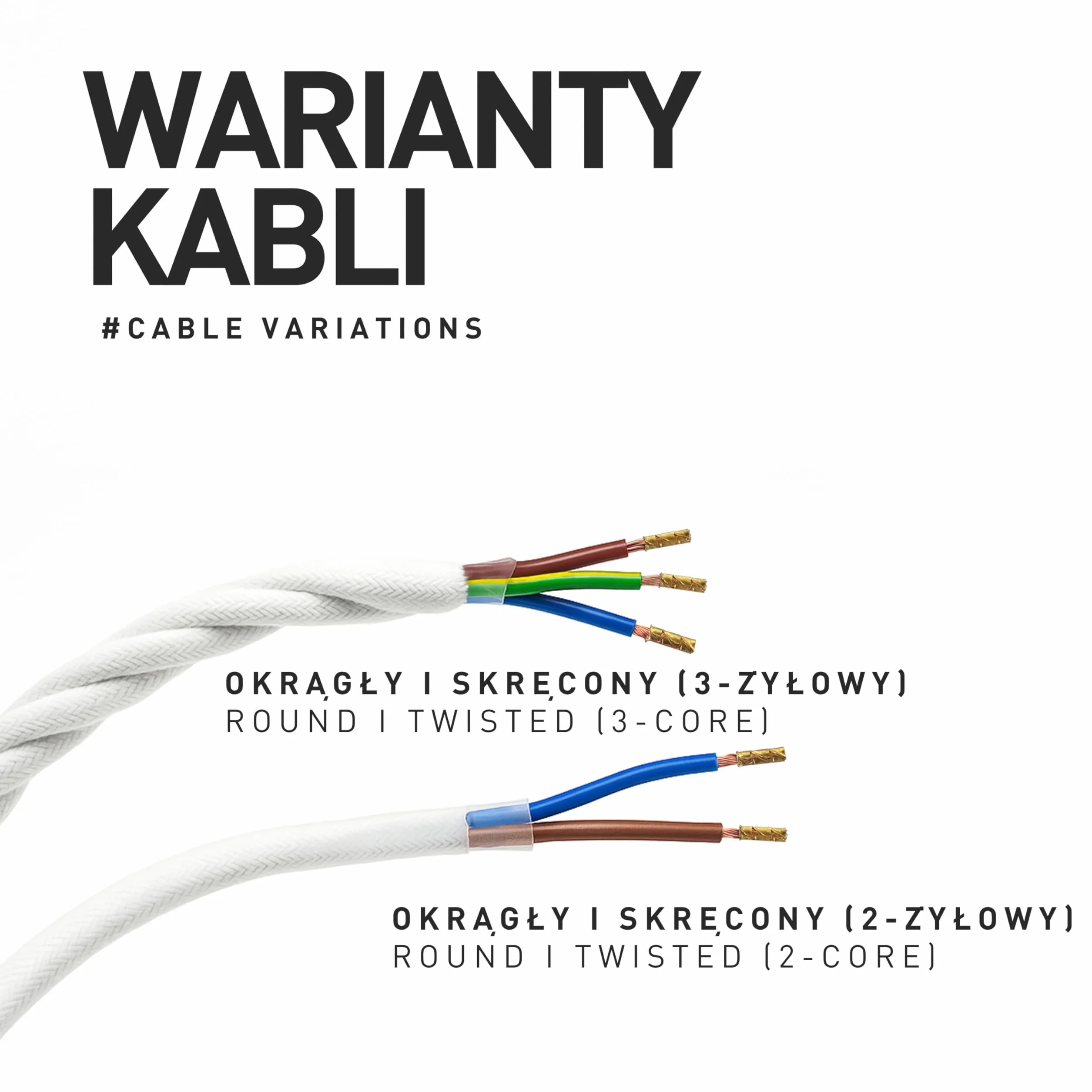 smartect Juta Kabel Tekstylny, 5 Metrów, 2 Żyłowy (2 x 0,75 mm²) do Własnych Projektów DIY