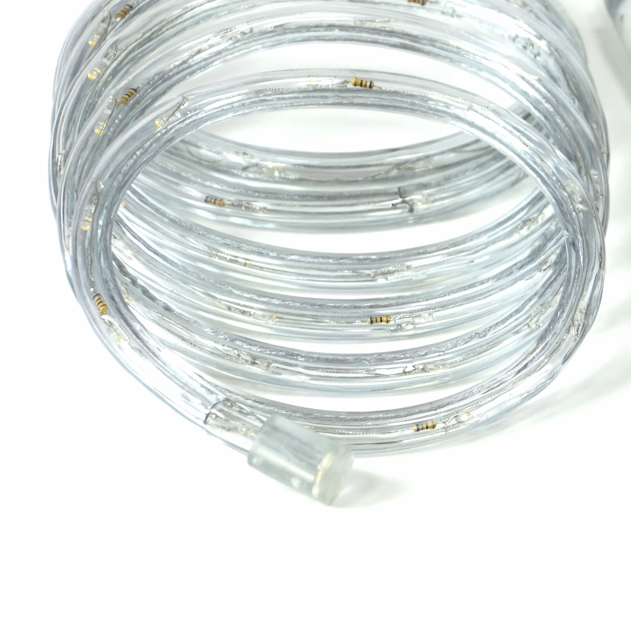 Wąż świetlny LED, 10 m, 240 diod LED, niebieski, do użytku wewnątrz i na zewnątrz, energooszczędna dekoracja do ogrodu, na święta, Boże Narodzenie, wesele, długość całkowita ok. 11,50 m
