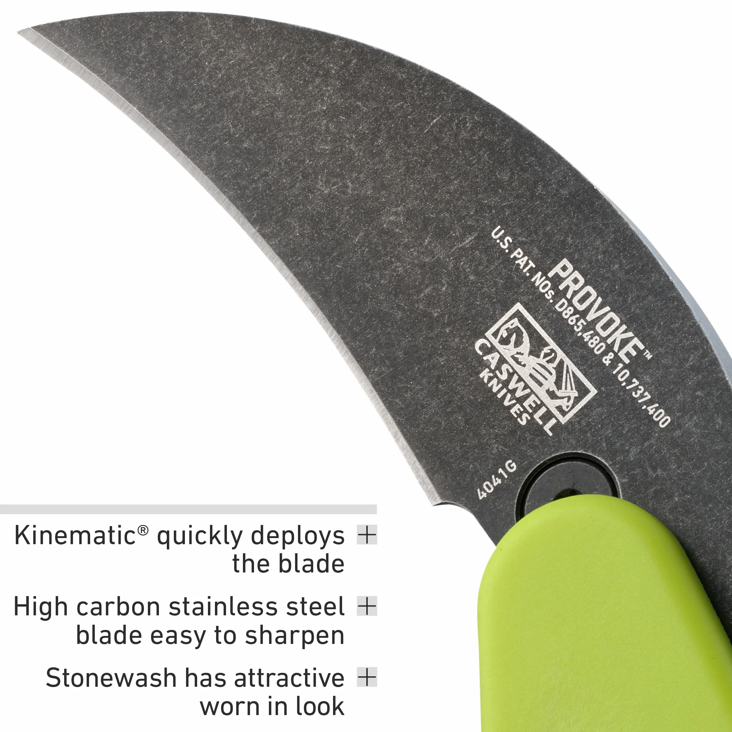 CRKT Provoke Zap scyzoryk 18,3 cm stal Grivory 4116