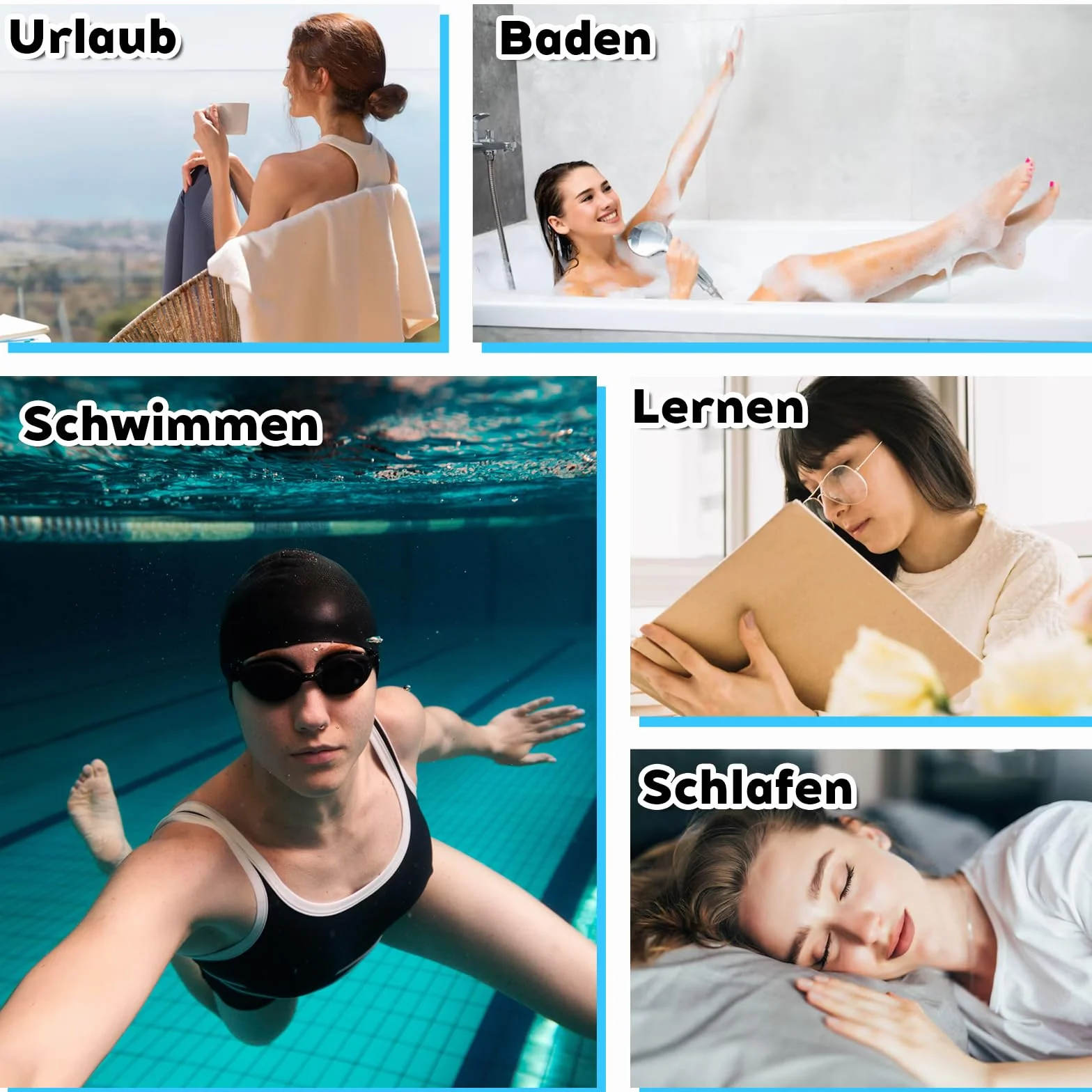 40 sztuk silikonowych zatyczek do uszu, formowane, wielokrotnego użytku, do spania, redukcja hałasu, miękkie zatyczki do uszu, do pływania, do spania, podróży, nauki