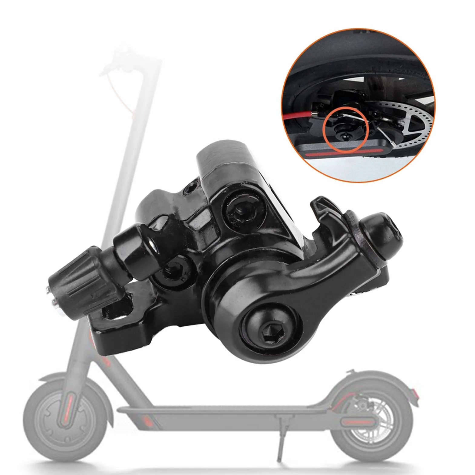 zestaw hamulcowy skuter, hamulec xiaomi 365, zacisk hamulcowy xiaomi m365