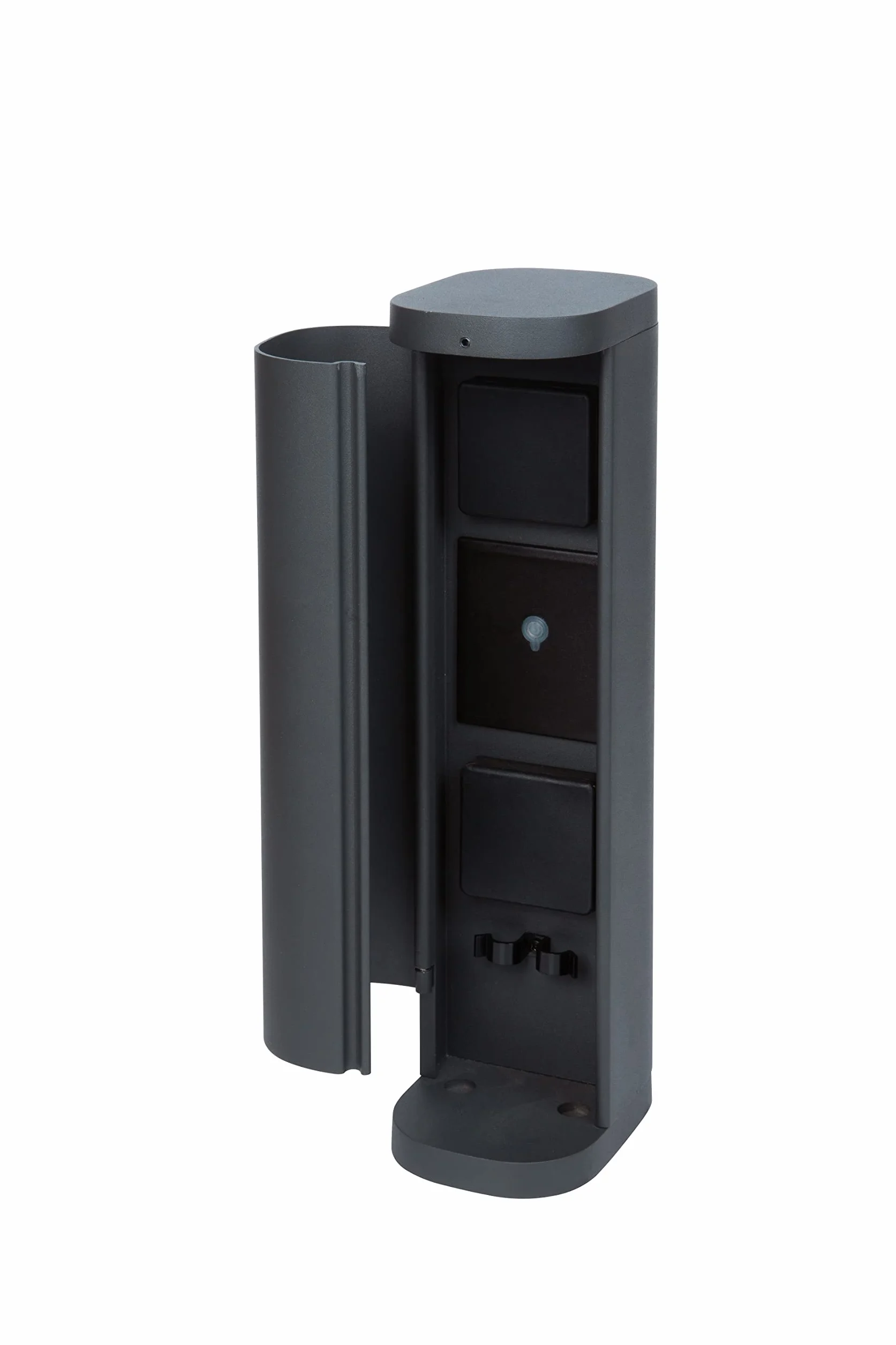 BOLD 19486 VOLO inteligentne gniazdo ogrodowe zewnętrzne antracyt 2x Schuko Smart Home WLAN 3680 Watt