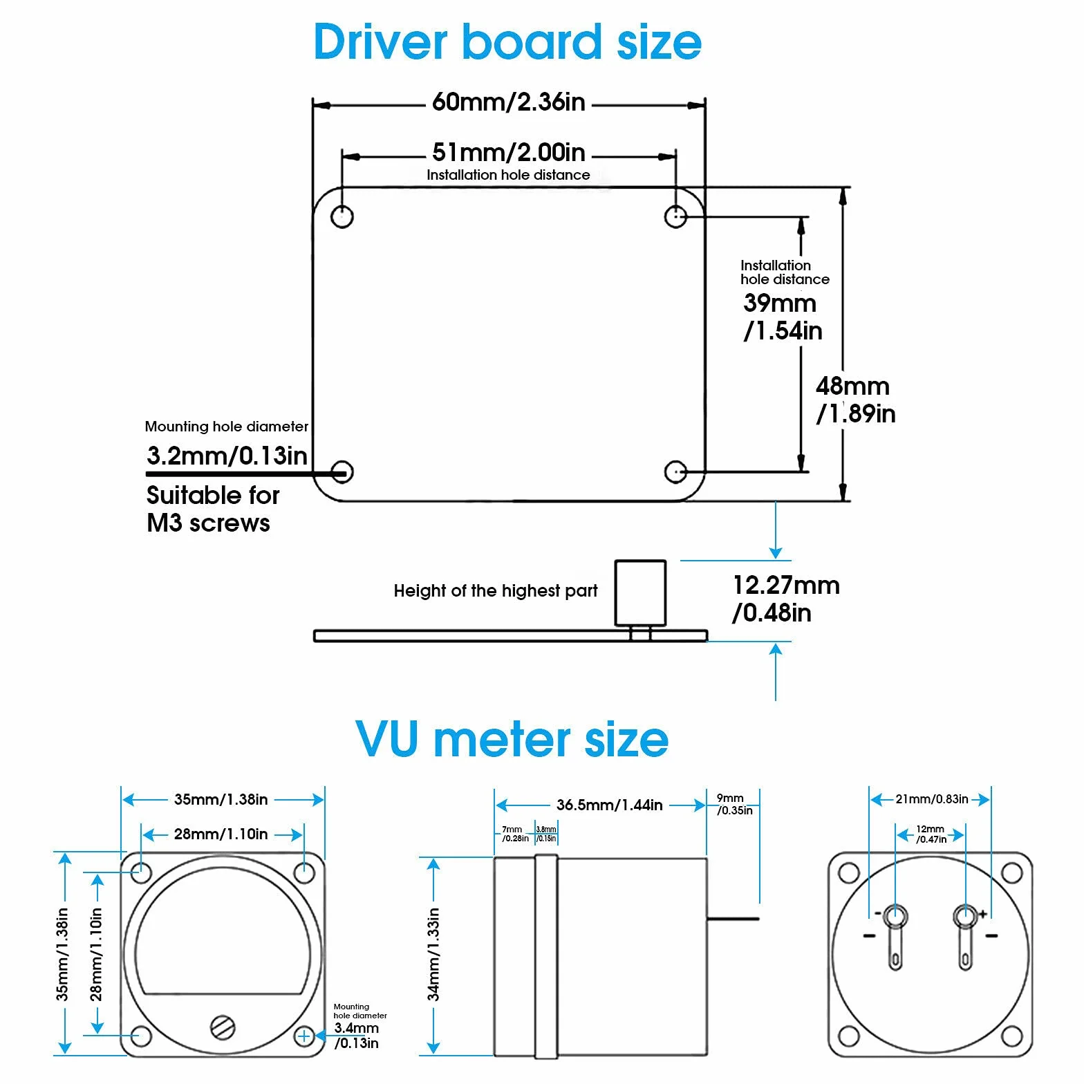 Podwójny analogowy VU Meter DB panel wskaźnik poziomu dźwięku z płytką sterownika do wzmacniacza DIY