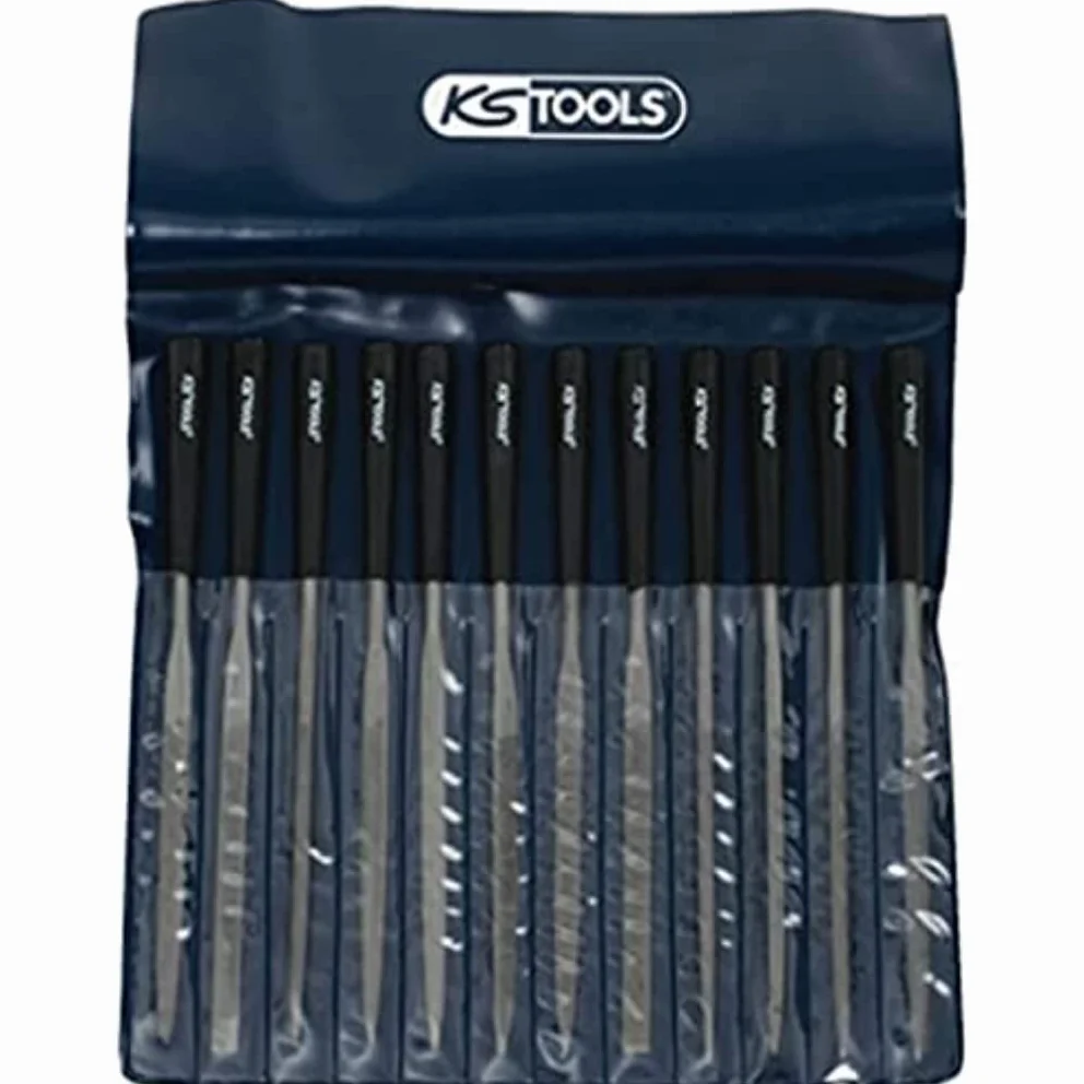 KS Tools Zestaw pilników igielkowych 12 szt w etui plastikowym