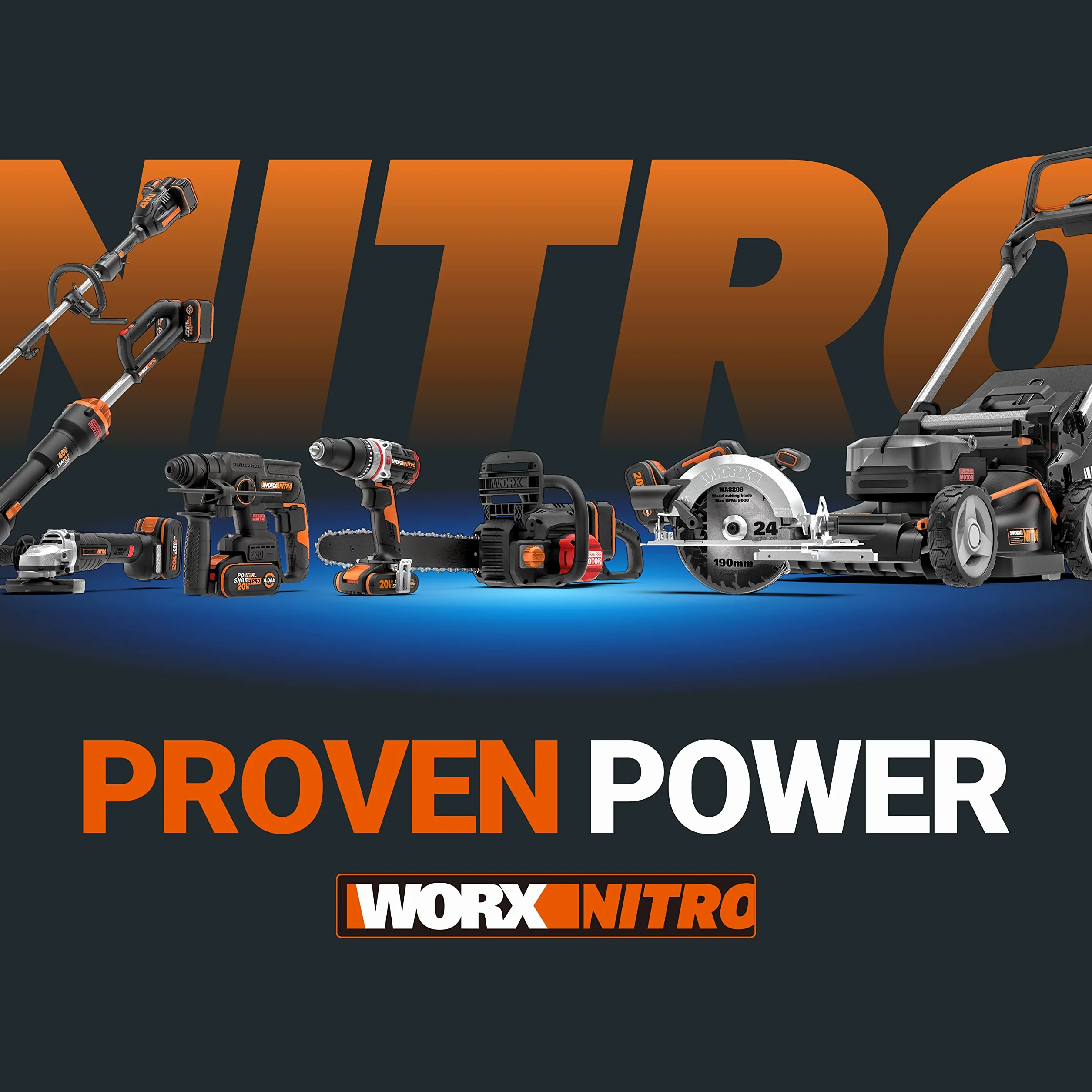 WORX Opryskiwacz do malowania baterii - 20KPa | PowerShare | WX020.9 | Brak baterii i ładowarki | Dysze do różnych materiałów, natryskiwania i czyszczenia