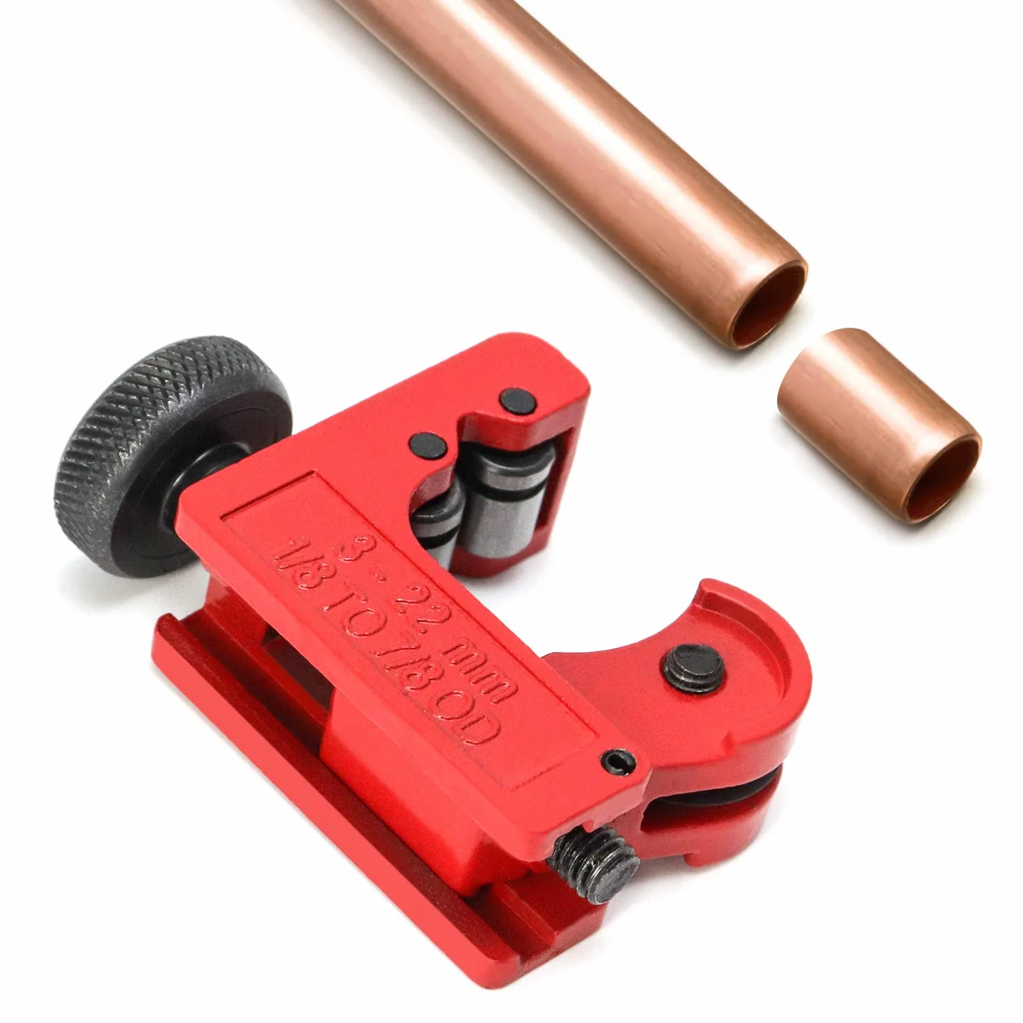 QWORK regulowany mini obcinak do rur 3-22 mm miedziano-aluminiowo-stalowy