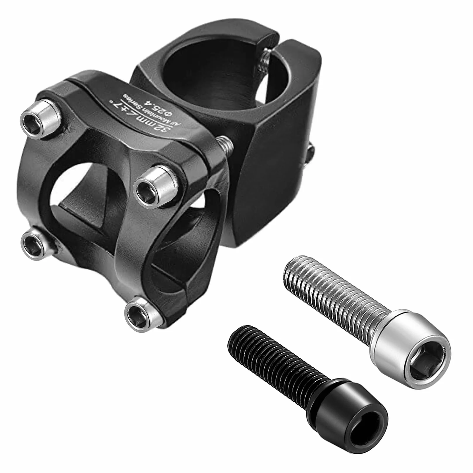 15 x śruby do mostka rowerowego, zestaw śrub do roweru M5 x 20 mm, śruby stożkowe do roweru górskiego, MTB, rowerów wyścigowych, srebrnych