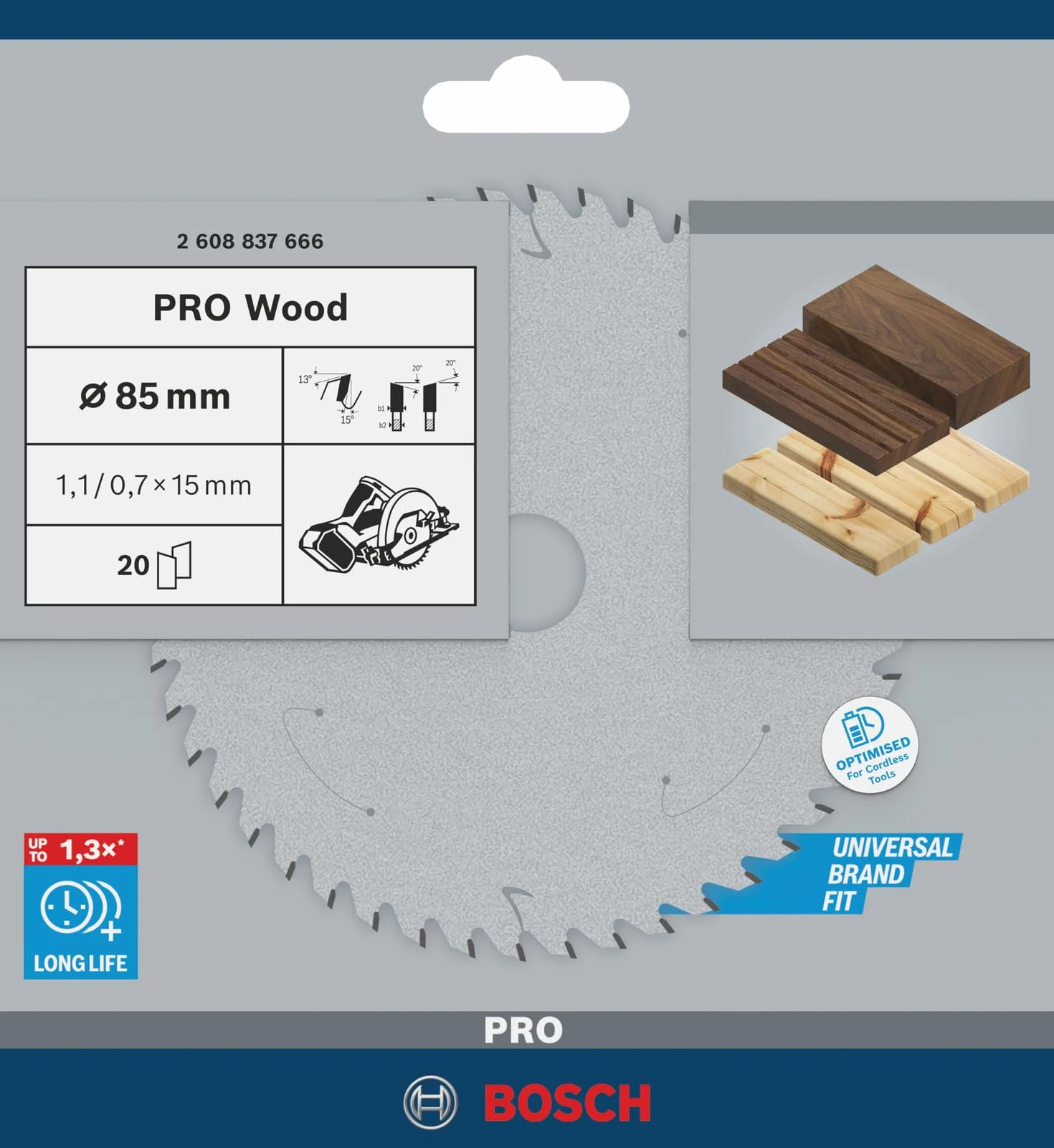 Bosch Tarcza pilarska PRO Wood do pilarek tarczowych Ø mm