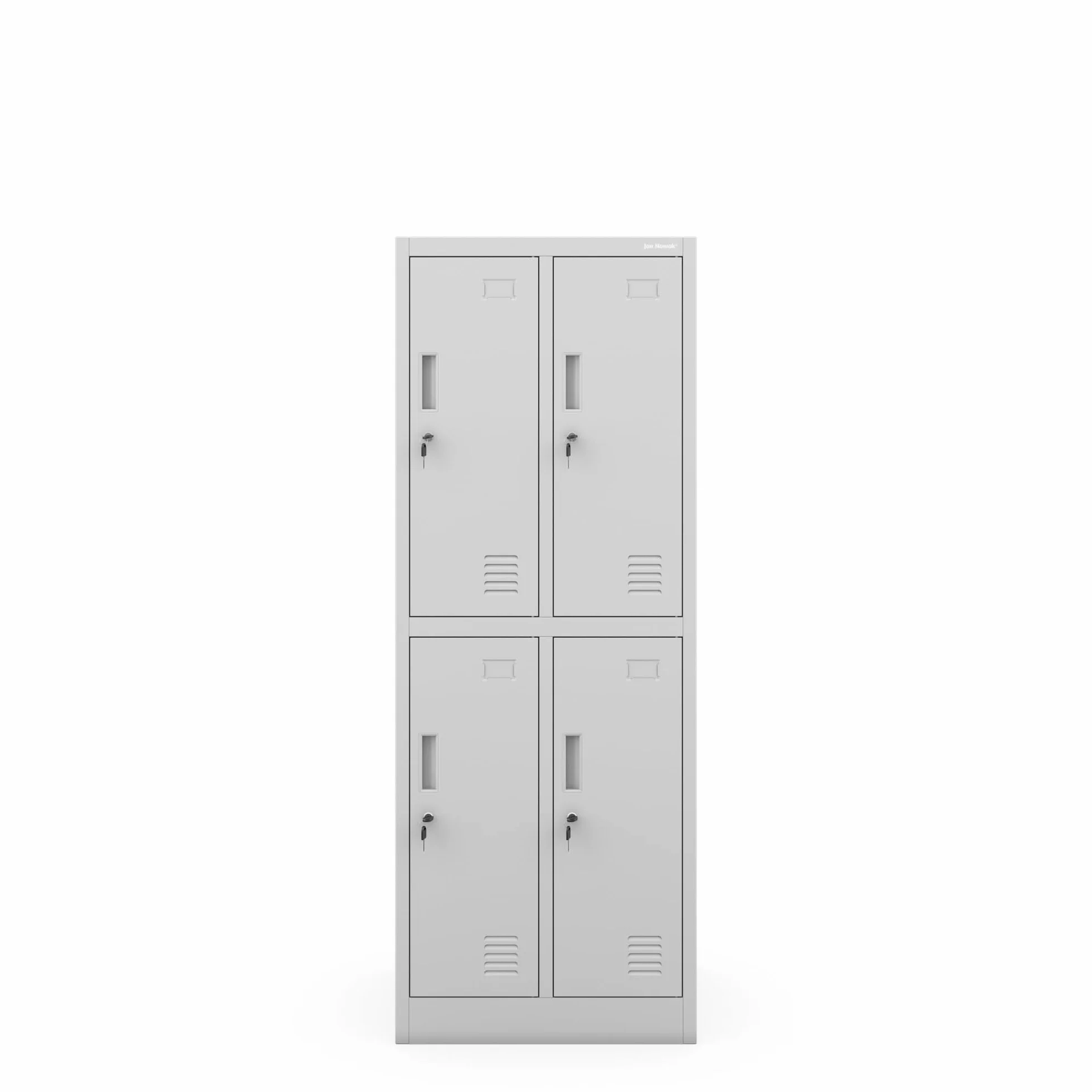 Metalowa szafka BHP ubraniowa z drążkami i otworami wentylacyjnymi zamykana na klucz 150x56x45 cm