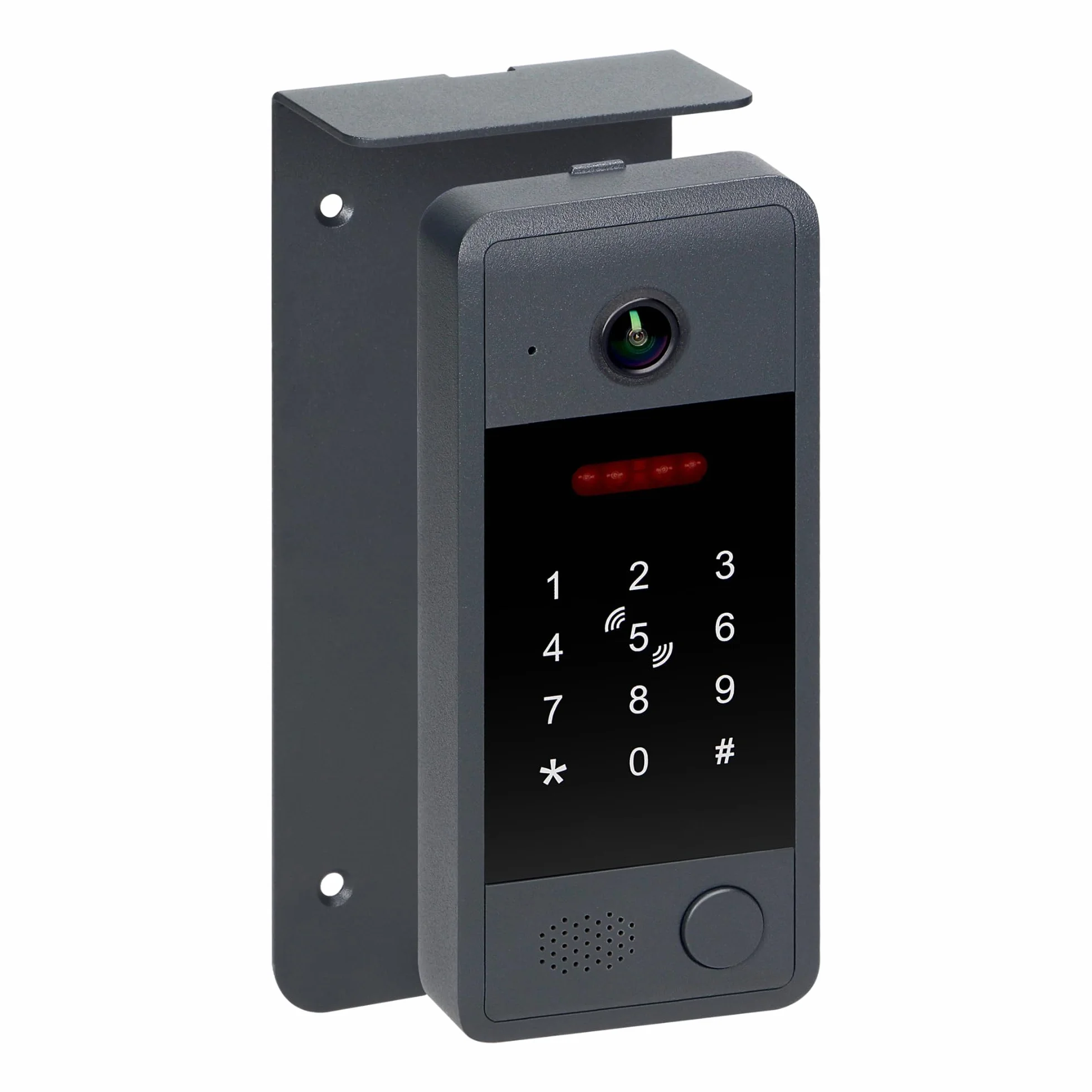 Wideodomofon WiFi Full HD 1080px Kamera Zewnętrzna IP65 RFID Klawiatura Kodowa Tuya Smart 7 Cali