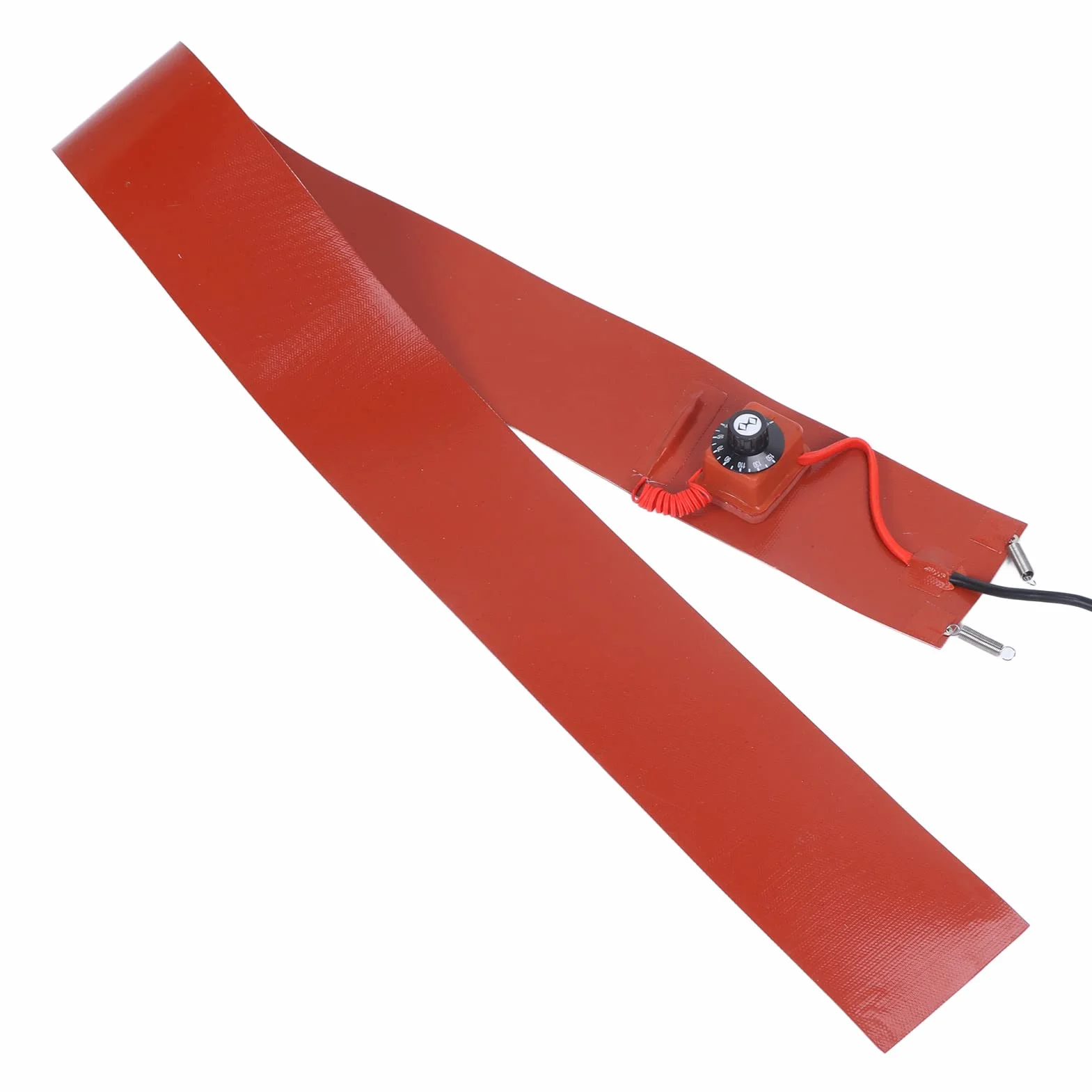 Silikonowa Podkładka Grzewcza AC 220 V 1000 W, Zakres Temperatur 120-150°C Szybkie Ogrzewanie 250x1740mm Elastyczna Mata Grzejna Silikonowa Mata Grzejna do Beczek Olejowych 200 L, Zbiorników na(#2)