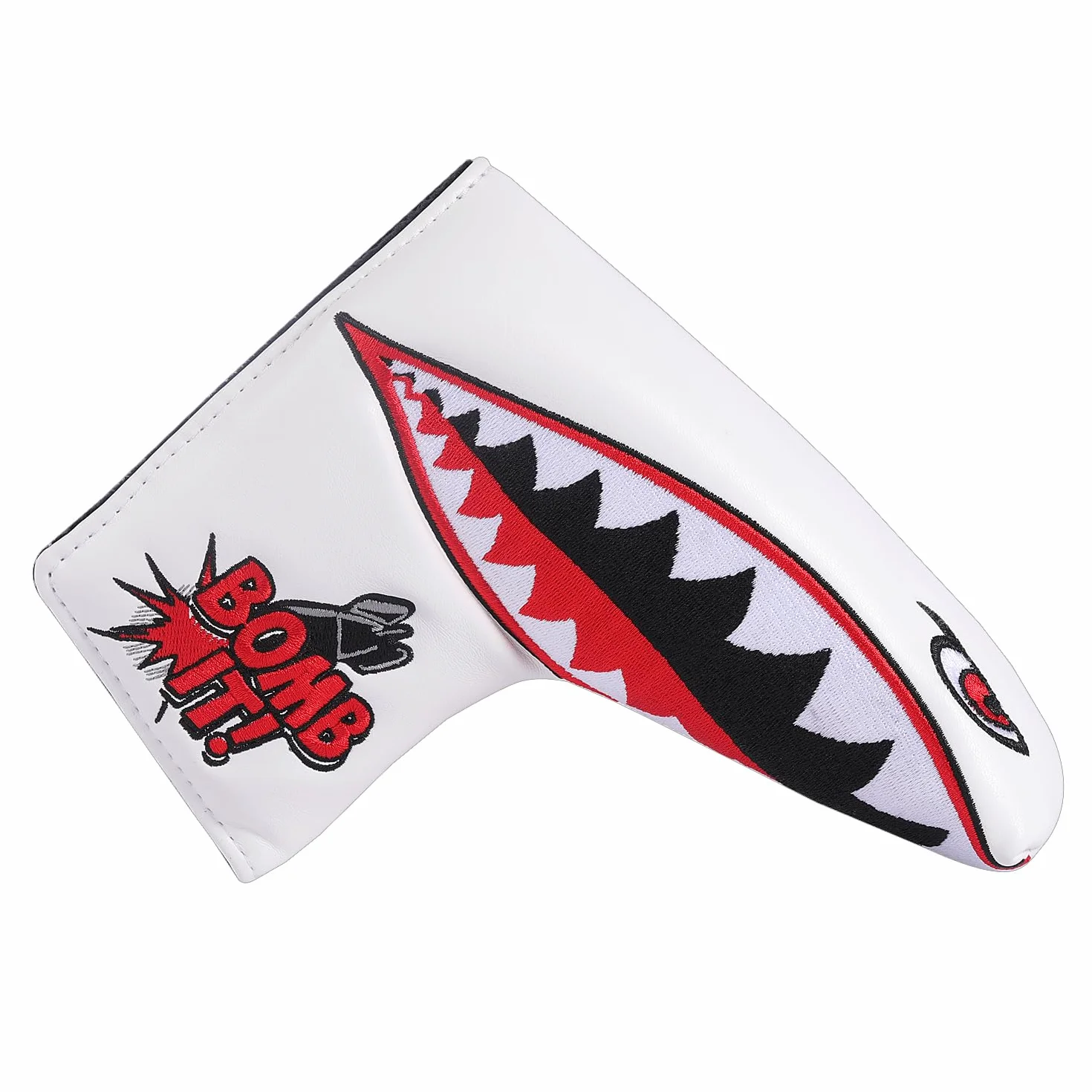 New War Shark Latający Tygrys Warshark Golf Putter Nakrycie głowy Golf Blade Putter Cover