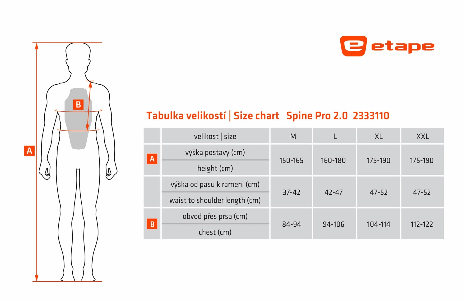 Etape Spine Pro 2.0 protection gear, L