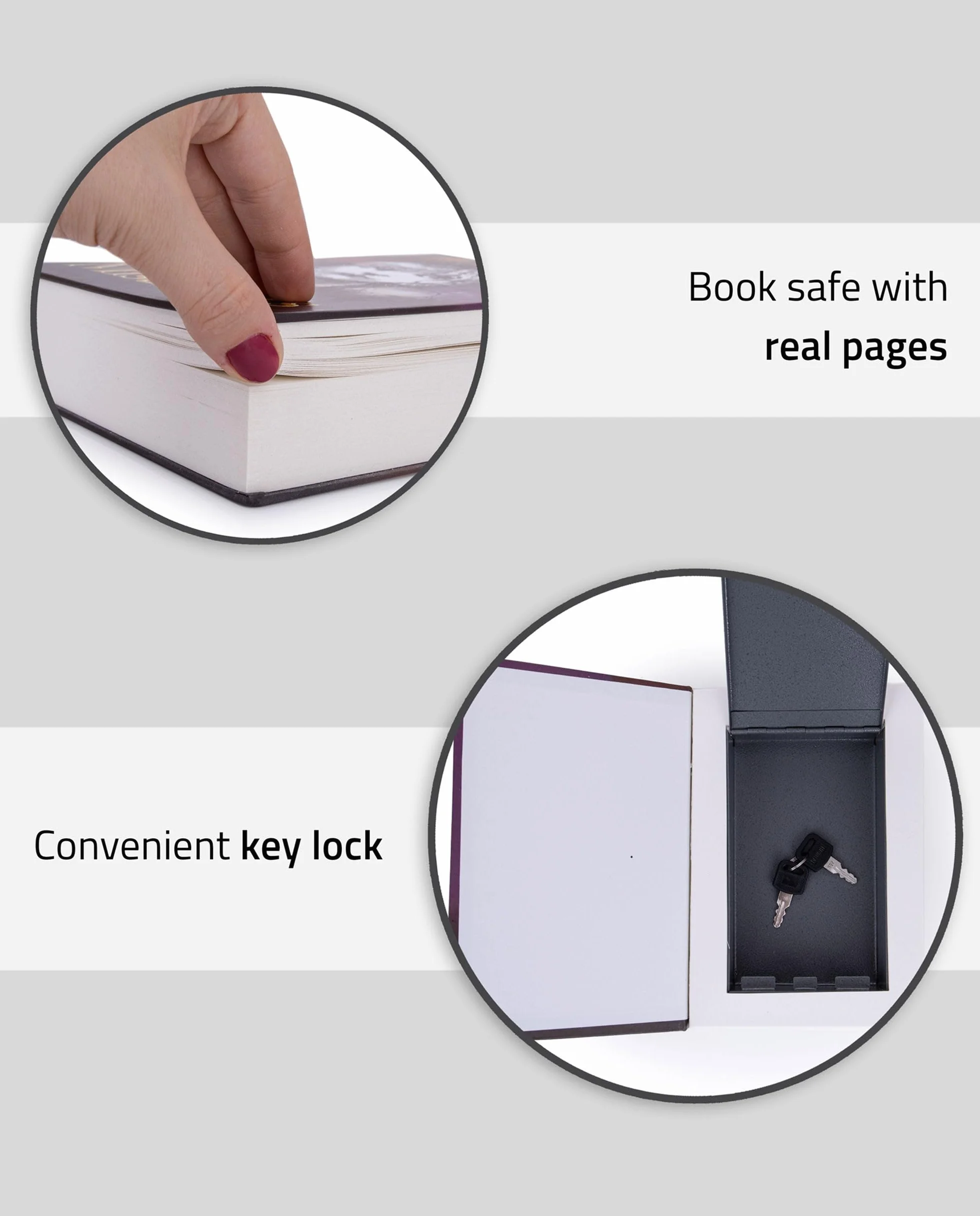 Secret Book Safe Box książka-sejf z zamkiem kasetka na pieniądze