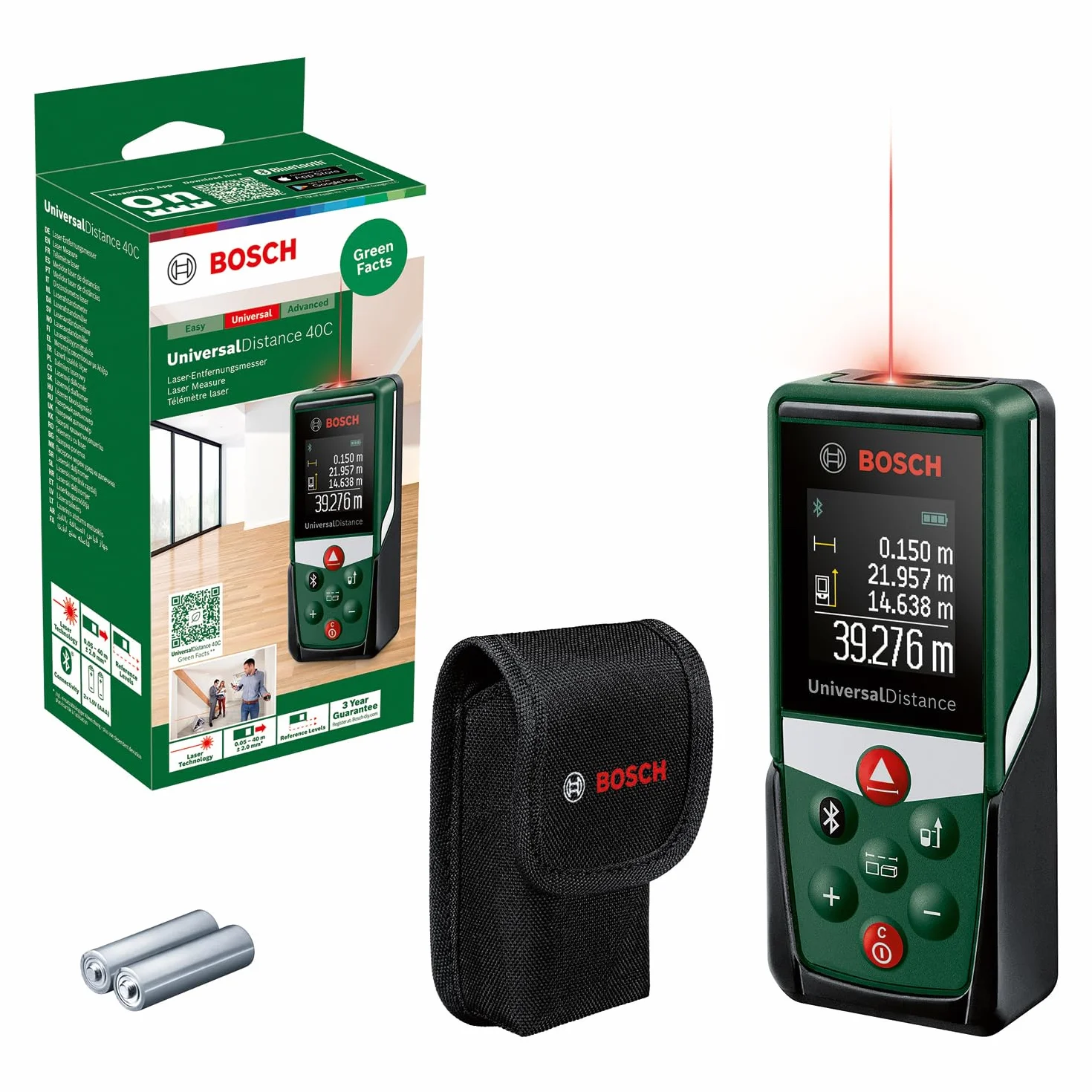 Bosch Dalmierz Laserowy UniversalDistance 40 C 40 m Bluetooth