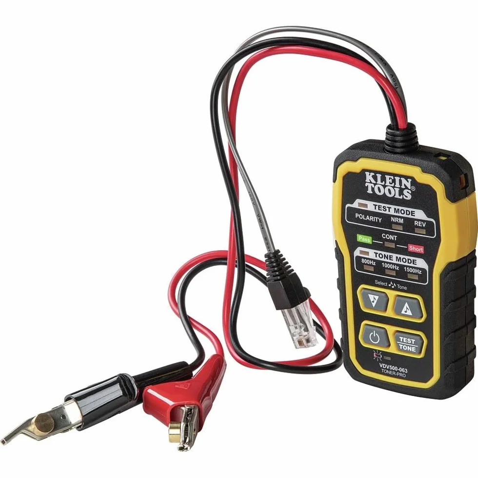 KLEIN TOOLS Wykrywacz przewodów Toner-Pro VDV500-063 RJ11 RJ12 RJ45 Koax