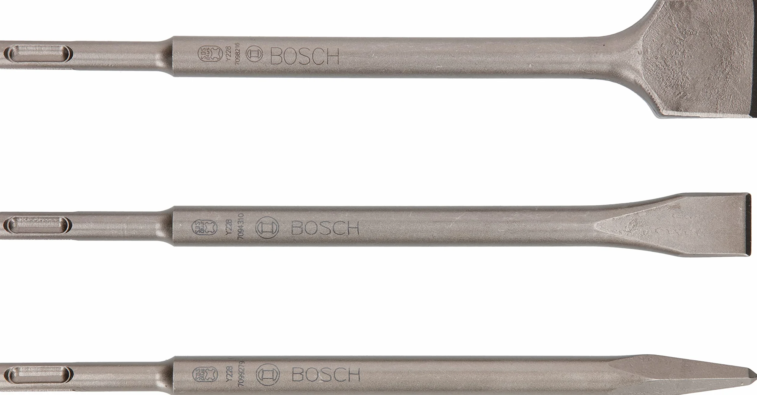 Bosch Dłuto Ø 250 mm 3 Elementy Srebrny