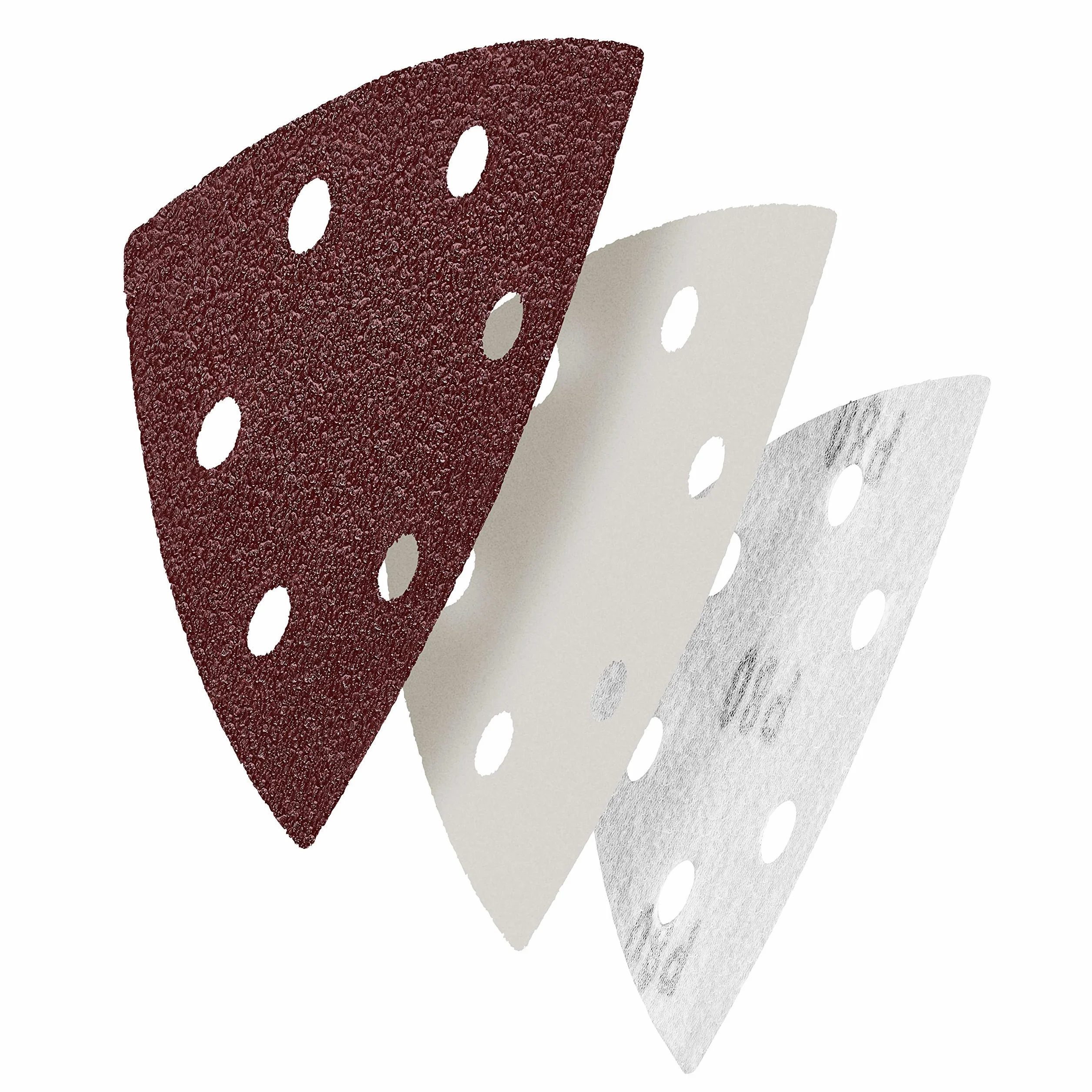 KSP-Tec 105 sztuk trójkątów szlifierskich Delta 93 x 93 x 93 mm papier ścierny na rzep