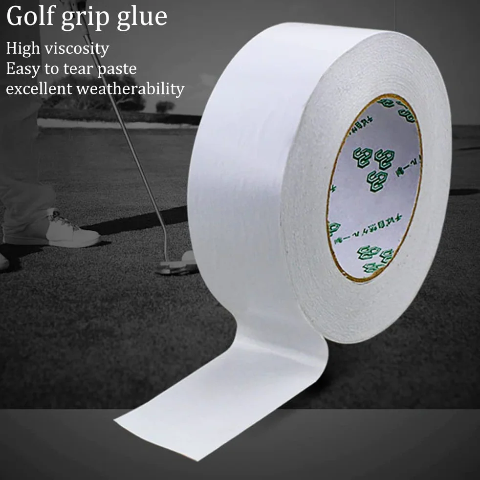 Wakects Taśma Antypoślizgowa, Dwustronny Klej do Kijów Golfowych, Rolka 50 Mm na 50 M