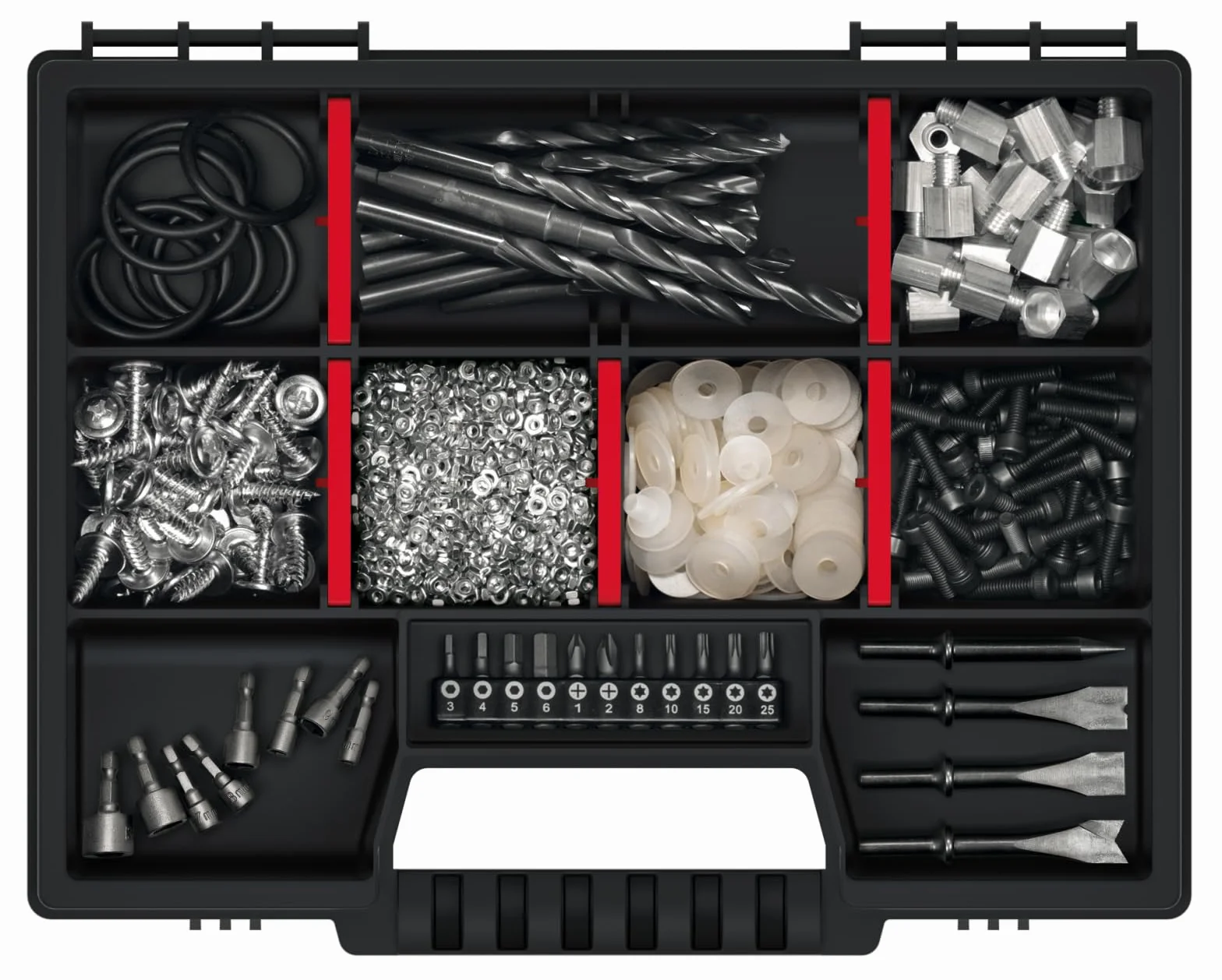 MINI ORGANIZER NARZĘDZIOWY POJEMNIK 11 KOMÓR BOX