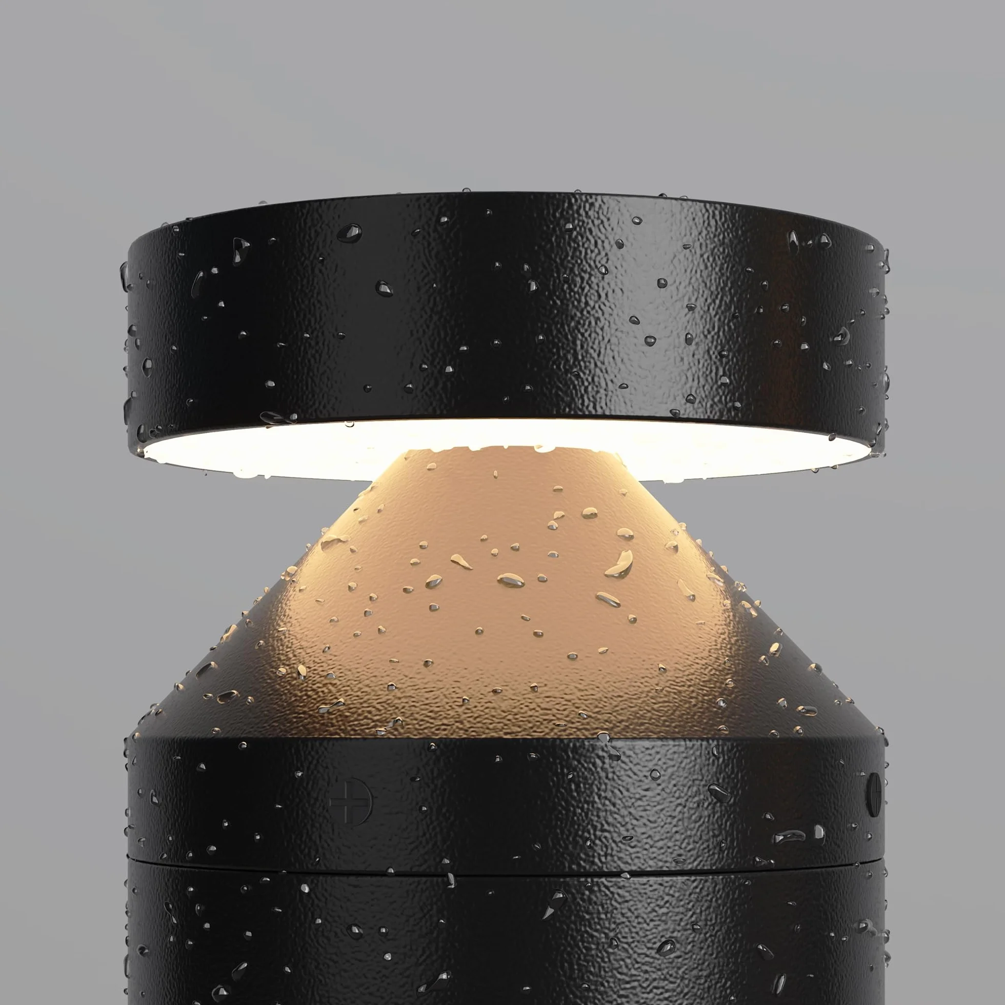 MAYTONI Wodoodporna lampa zewnętrzna LED Olten 12W 3000K 300lm CRI 80 Grafit Aluminium