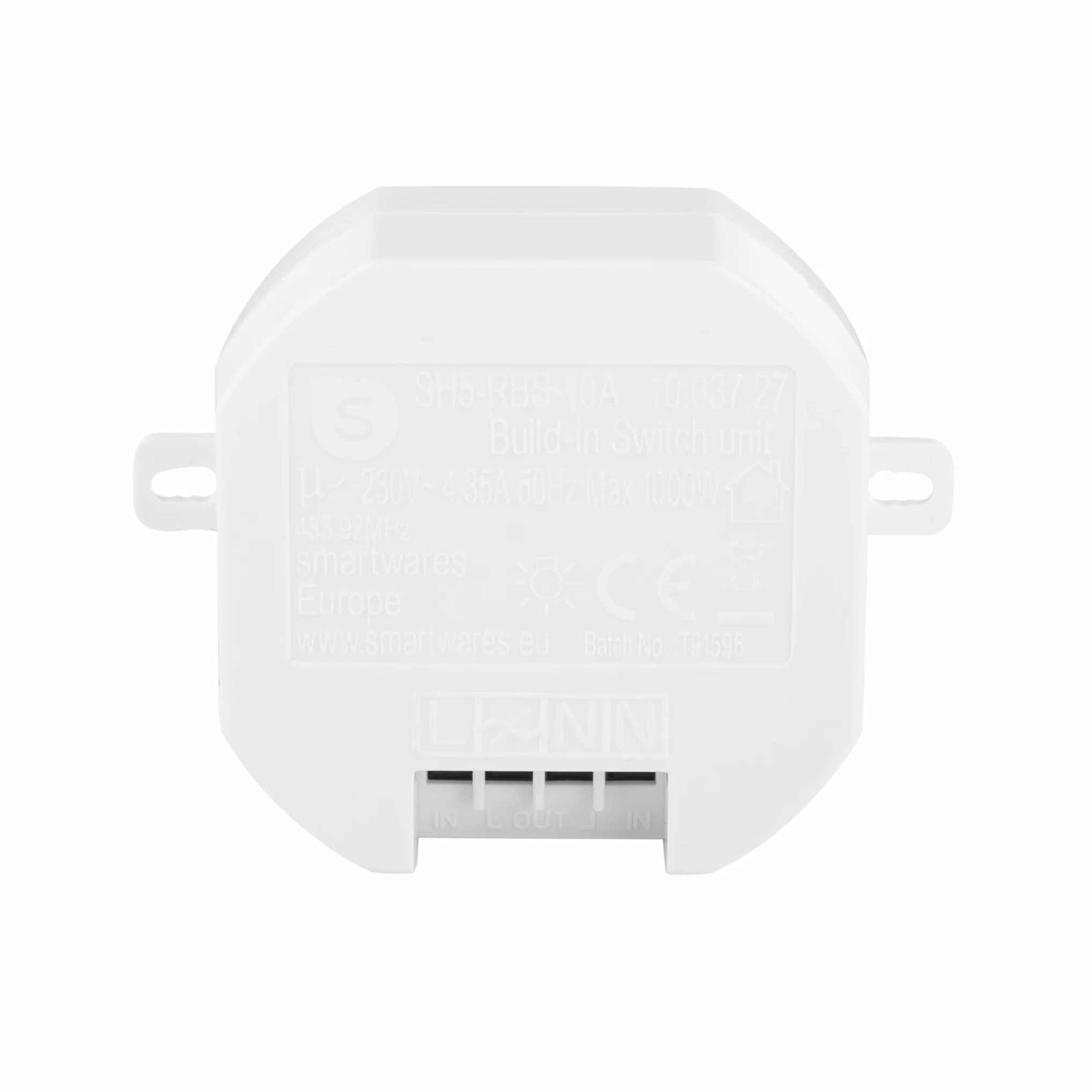 Smartwares Wbudowany przełącznik radiowy do lamp Plug & Connect 1000 W SH4-90260 biały