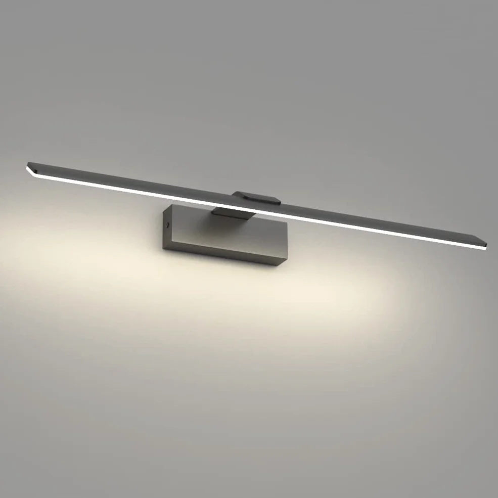 Klighten Lampa ścienna 18 W 104 diody LED 60 cm naturalna biel lustro do makijażu