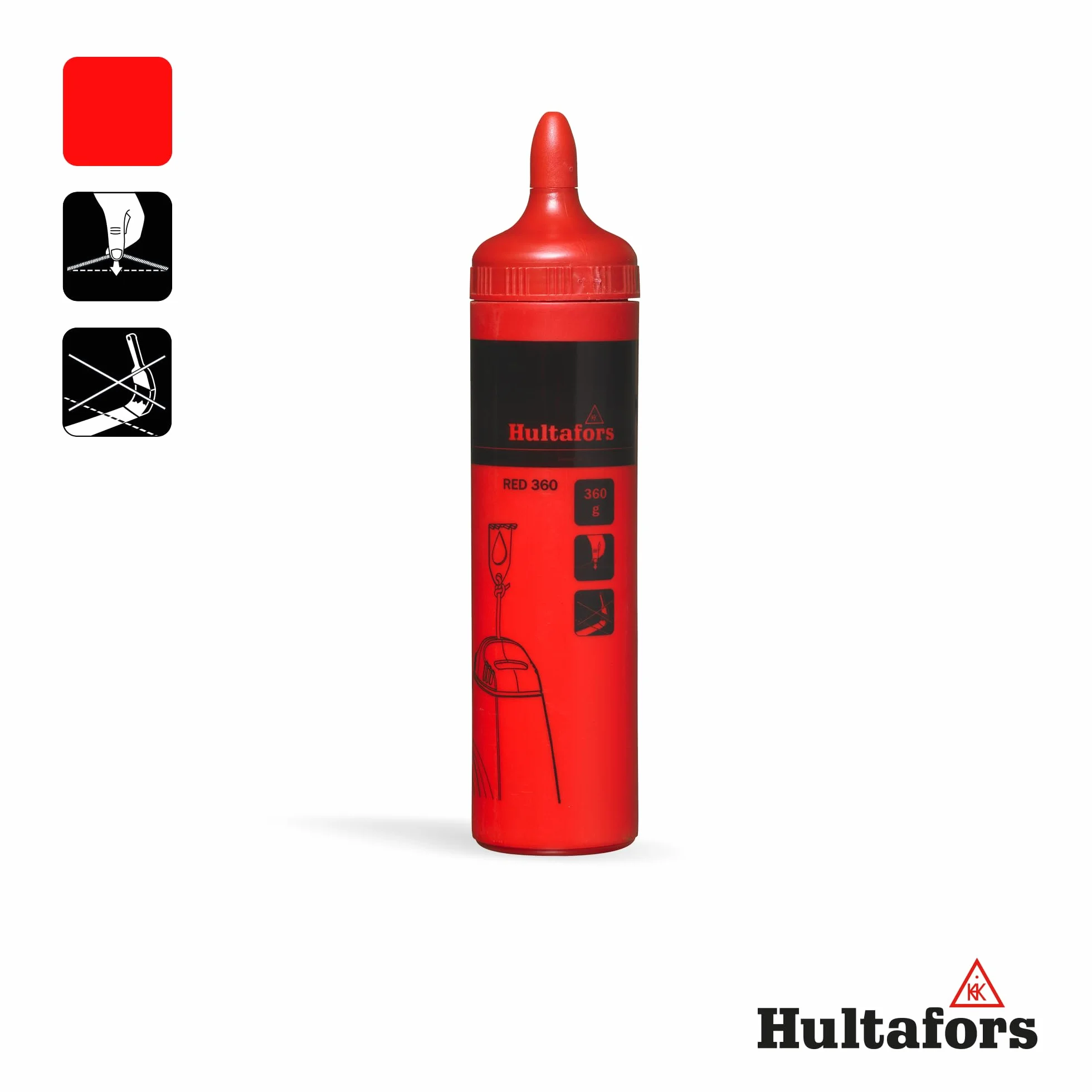 Hultafors Kreda sznurkowa czerwona 360 g