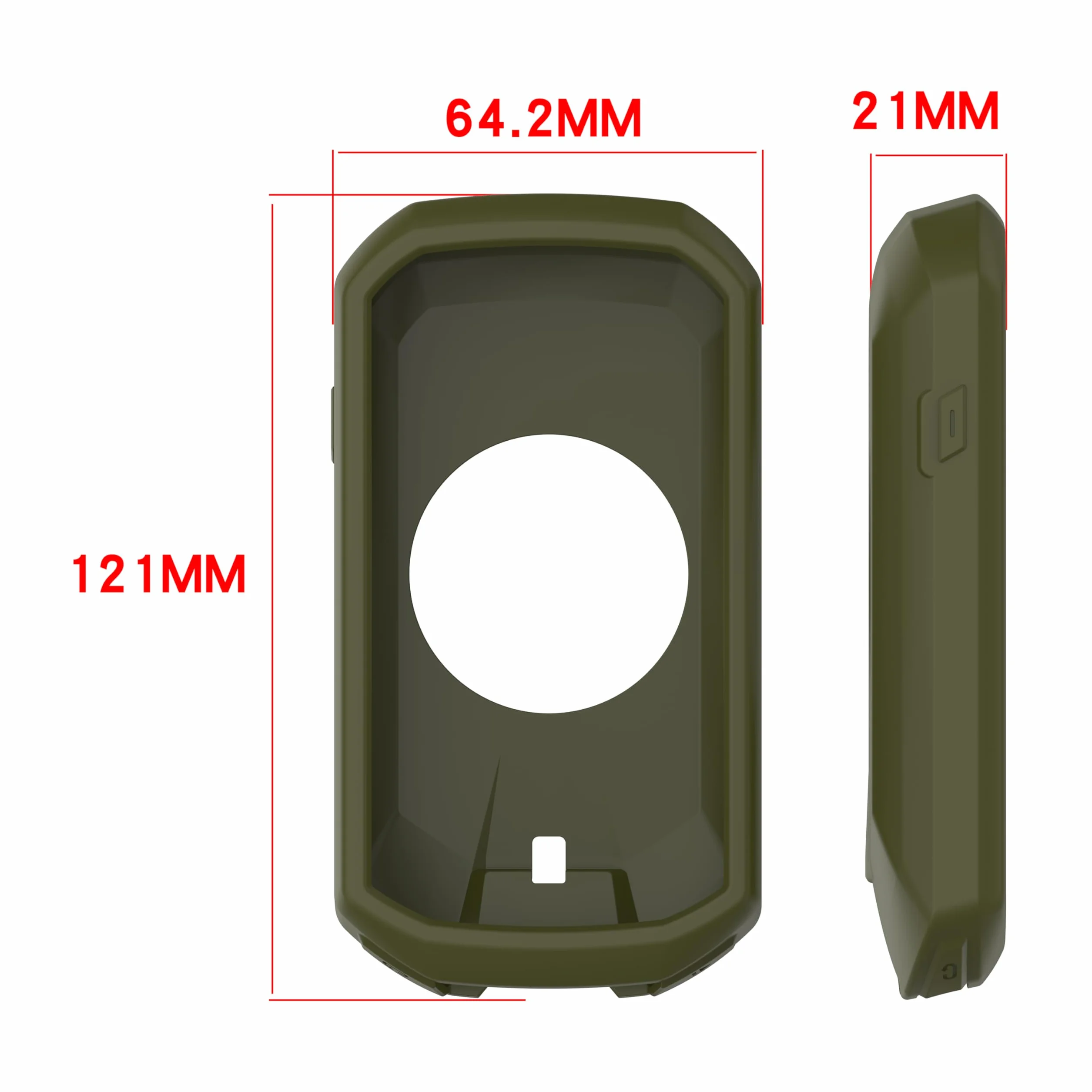 Silikonowe Etui do Garmin Edge 1050 - Odporne na Wstrząsy i Upadki, Przenośne, Ultralekkie Etui Podróżne do Komputera Rowerowego GPS (Tylko Osłona) (Czarne)