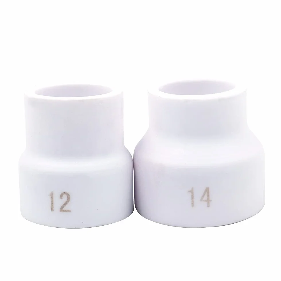 Ceramiczny kubek spawalniczy TIG #12 biały dwupak