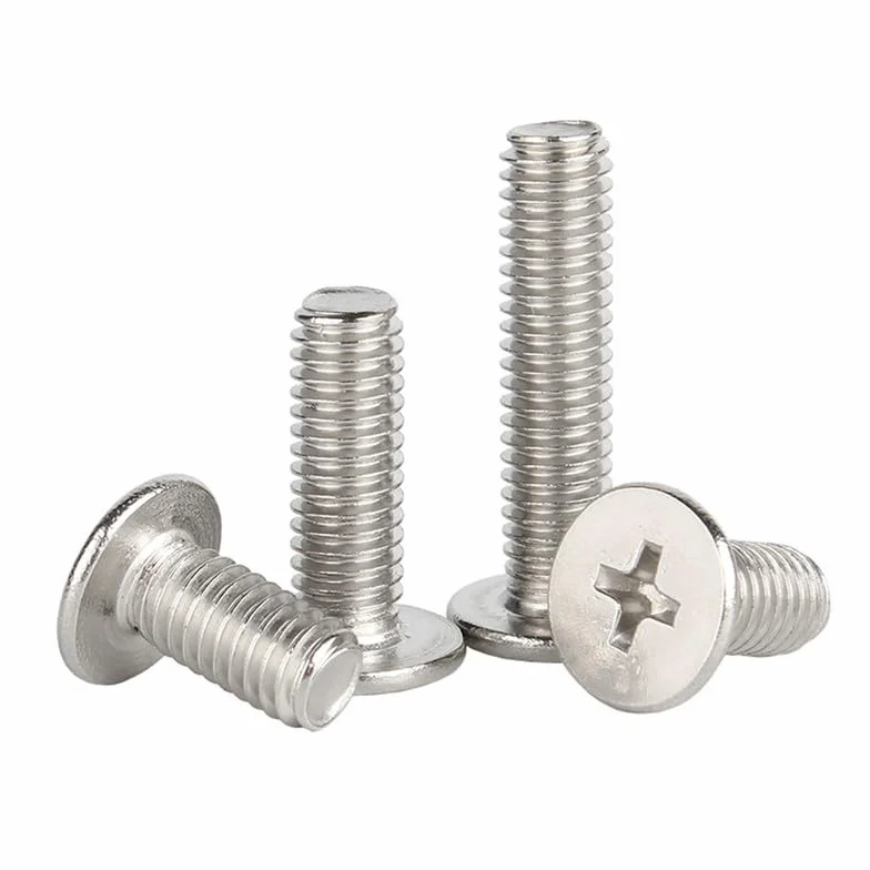 M3 x 5 (głowica 6) 50 Pcs Ekstra cienki Krzyż Śruby z łbem płaskim Stal nierdzewna 304 Niski profil Komputer Śruby maszynowe