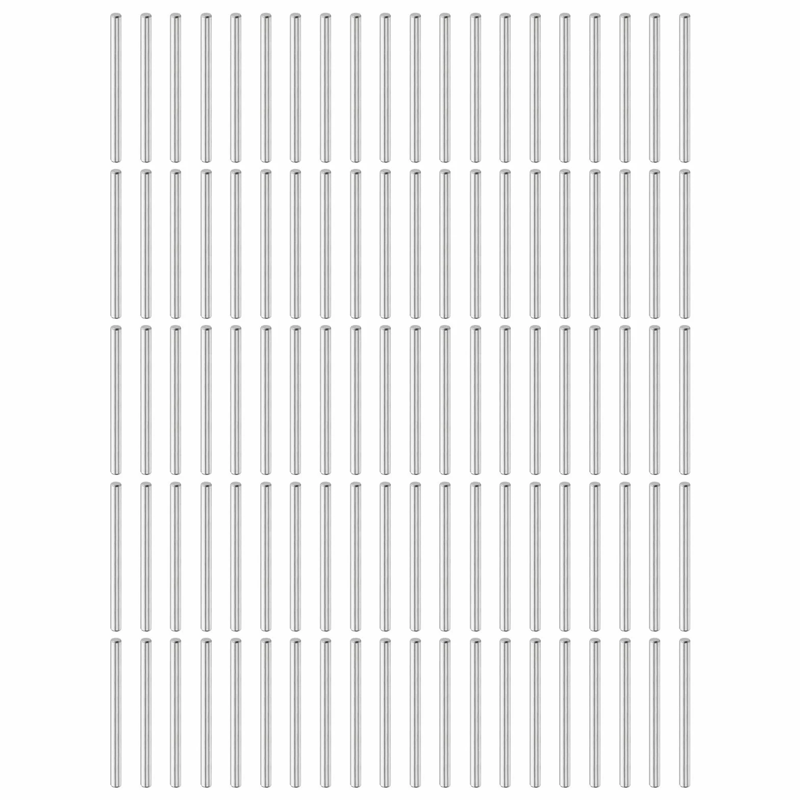 QUARKZMAN 100 sztuk kołków rozporowych 3 mm x 40 mm stal nierdzewna 304 srebrne