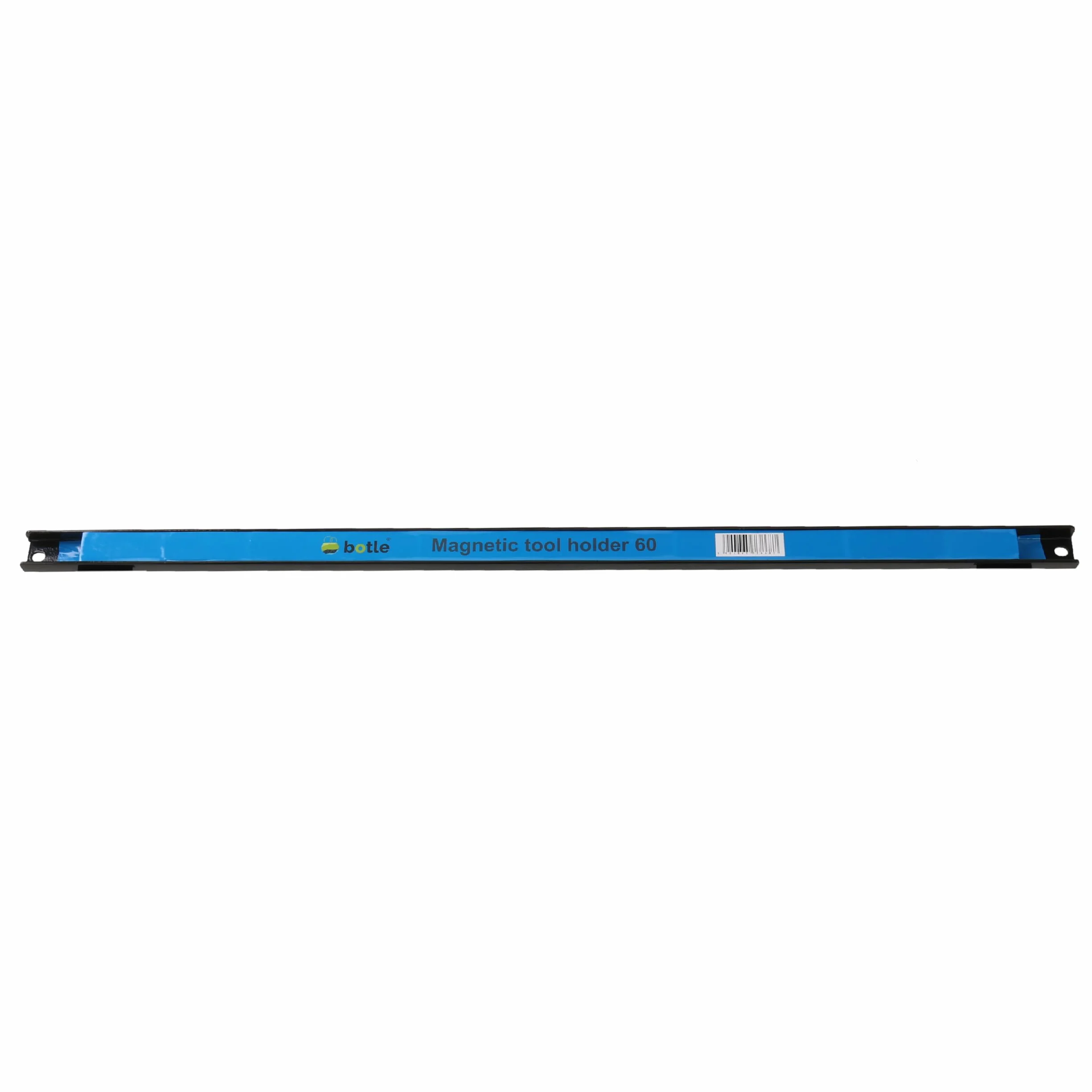 Listwa magnetyczna na narzędzia 60 cm, czarny, mocny magnes, z otworami do mocowania