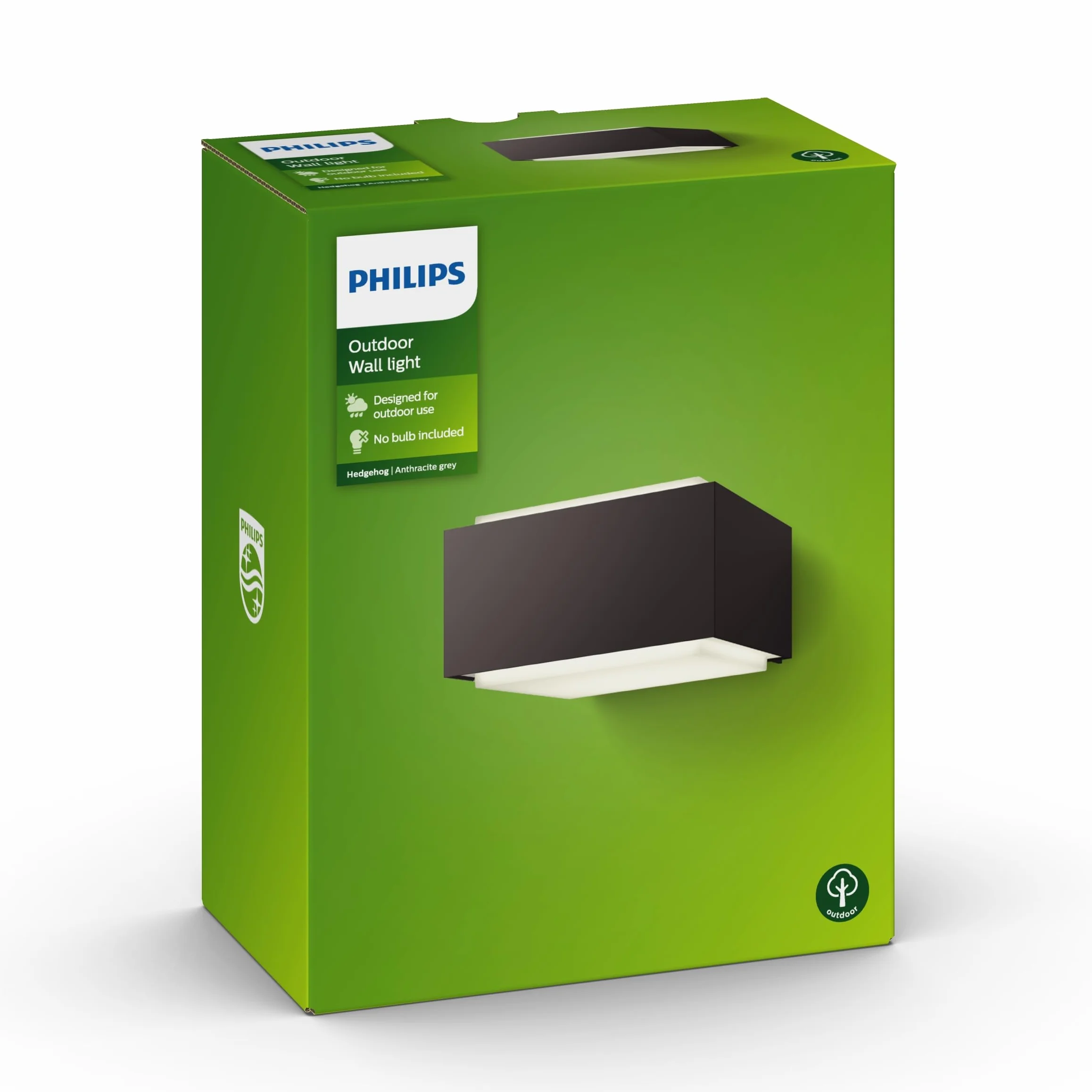 Philips Hedgehog Zewnętrzna Lampa Ścienna 42W E27 Antracytowa Odporna na Warunki Atmosferyczne