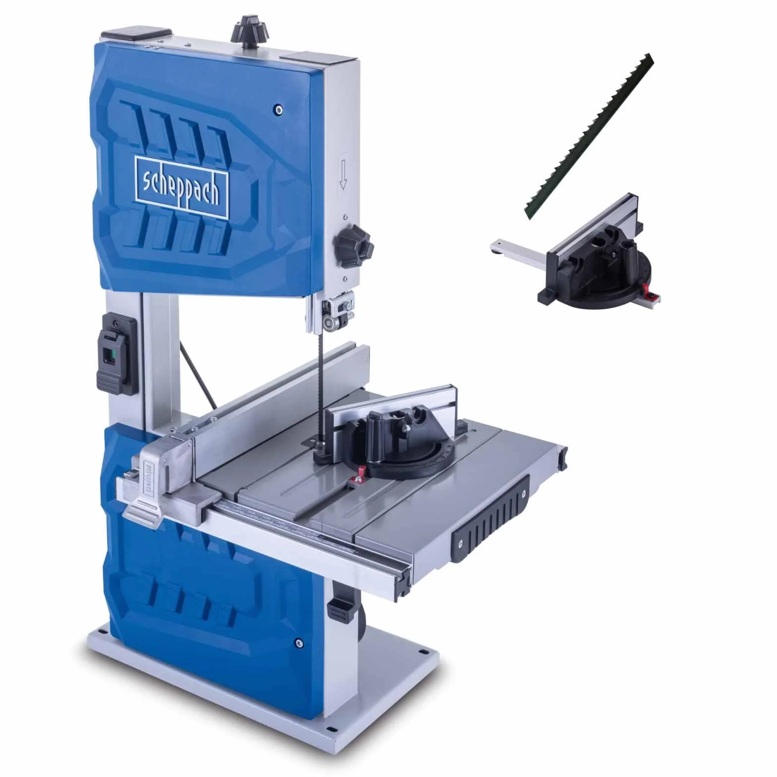 Scheppach Piła Taśmowa 550 W 230 V 120 mm Niebieska