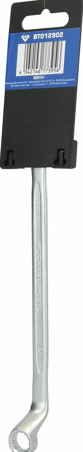 BRILLIANT TOOLS BT012902 Podwójny klucz oczkowy zagięty 10 x 11 mm