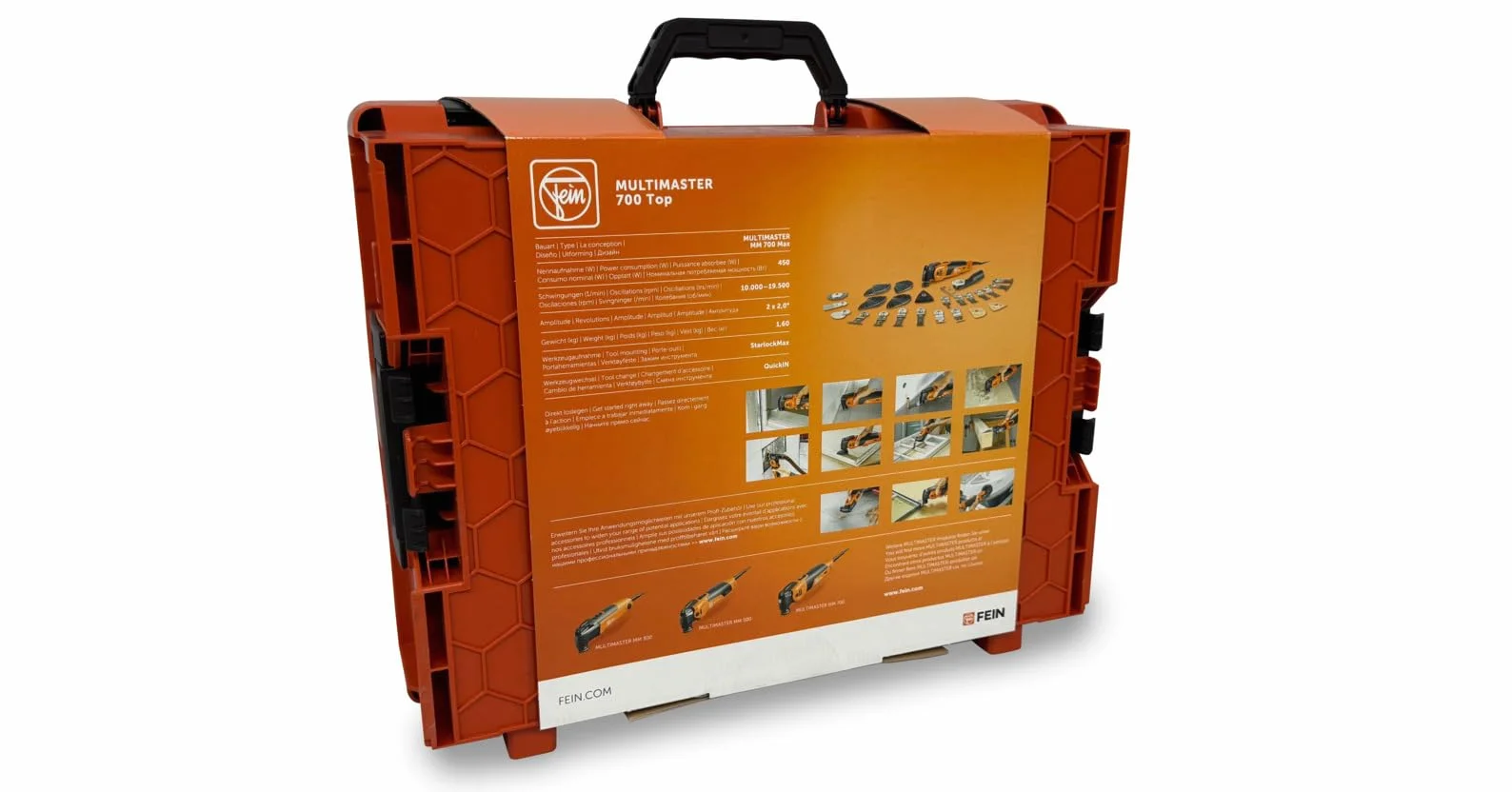 Fein Multimaster Mm 700 Max Narzędzie Wielofunkcyjne 60 elementów Pomarańczowy Czarny