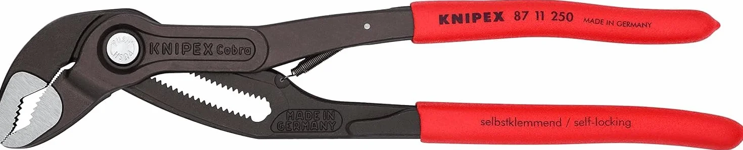 KNIPEX Cobra...matic Szczypce nastawne do rur 250 mm 87 11 250 fosforanowana