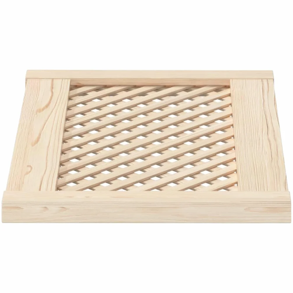 vidaXL Drzwiczki do szafki z kratką 59,5x39,5 cm sosnowe 2 szt.