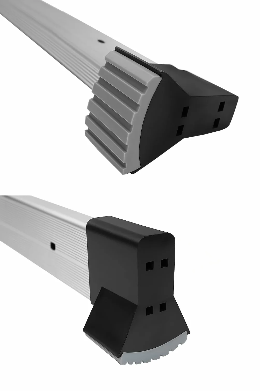 DRABEST Drabina uniwersalna wielofunkcyjna przegubowa składana 4x3 stopnie – Solidna konstrukcja – Aluminium + stal – Maksymalne obciążenie 125 kg – 0,32 x 0,98 x 0,25 m