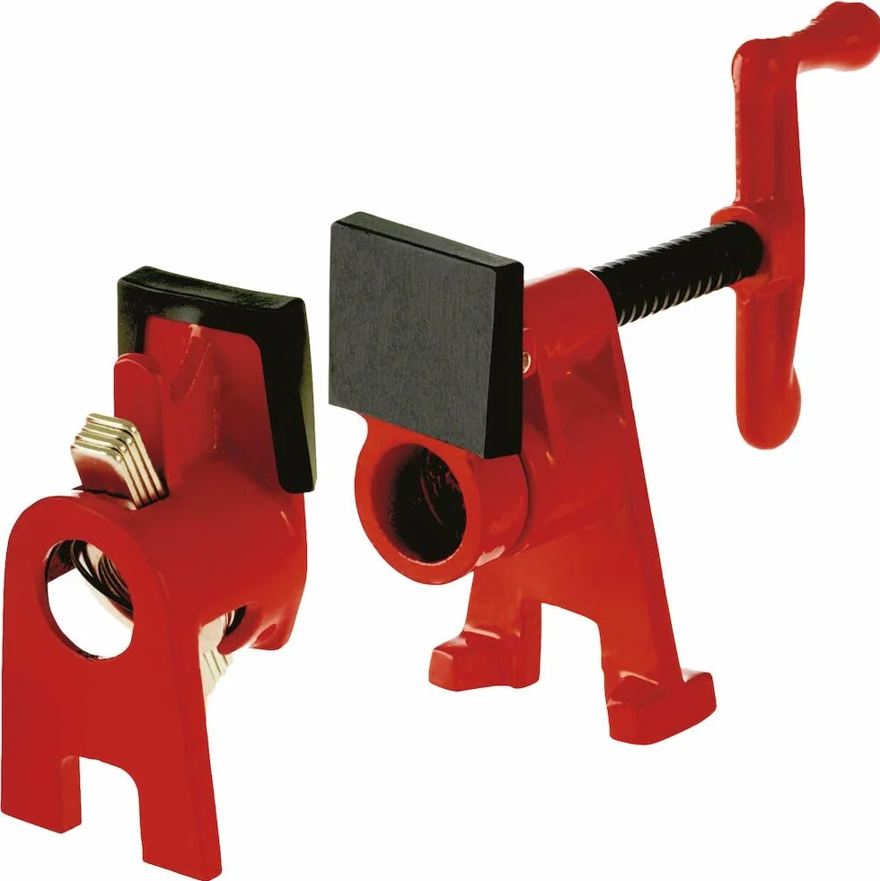 Bessey BPC-H34 Zestaw do Mocowania Rur, Czarny/Czerwony