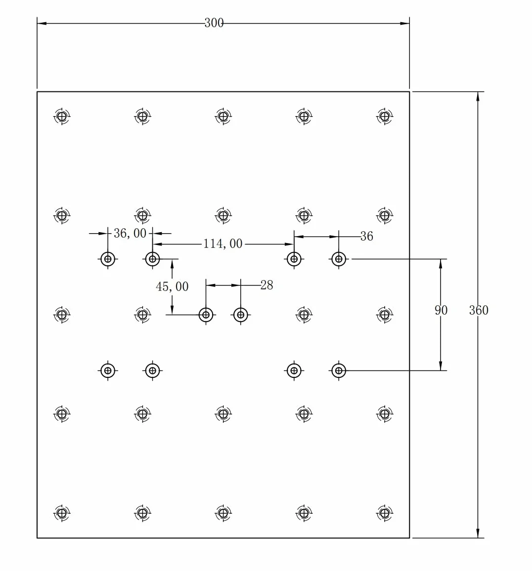 Genmitsu 3018-PRO aluminiowy blat roboczy zestaw rozszerzający do frezarki CNC
