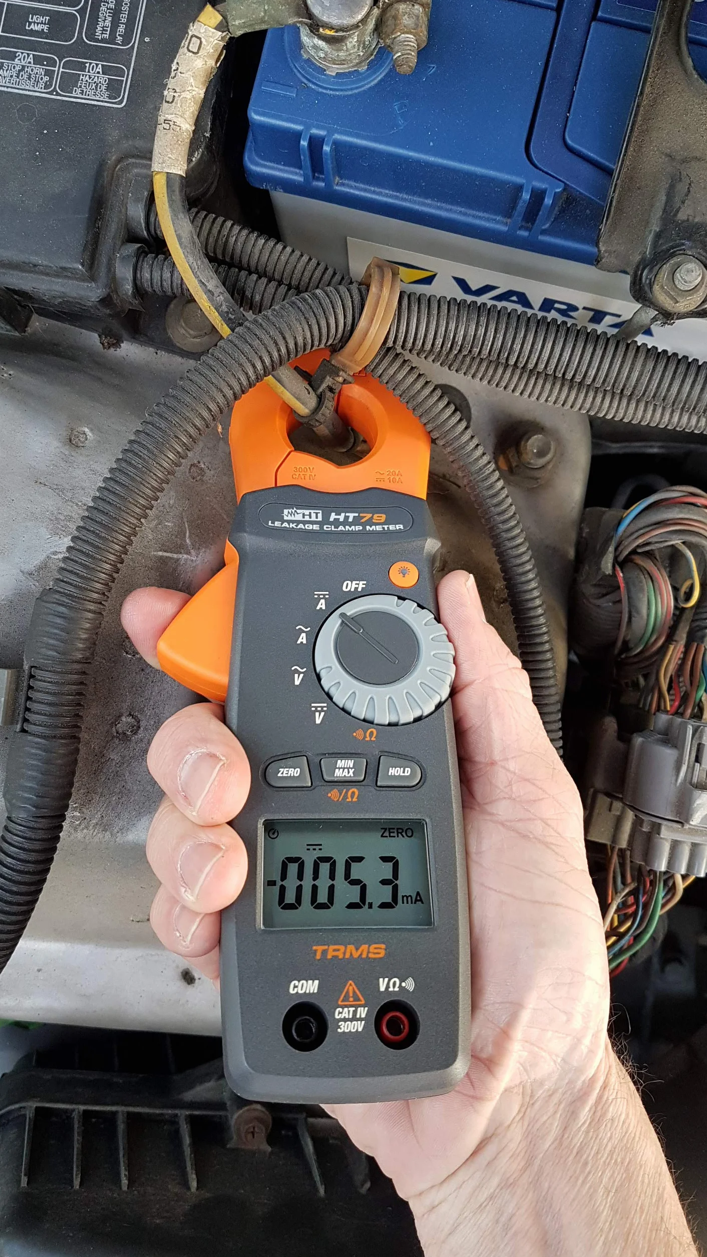 HT Instruments HT79 TRMS szczypce różnicowoprądowe 0,1 mA AC/DC