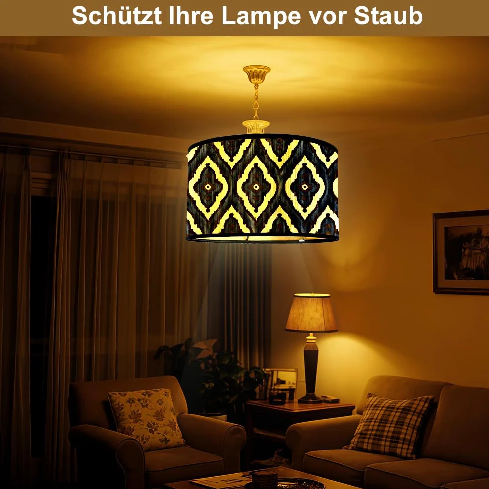 Lampy ścienne bambusowe dekoracyjne abażury E27 vintage duże