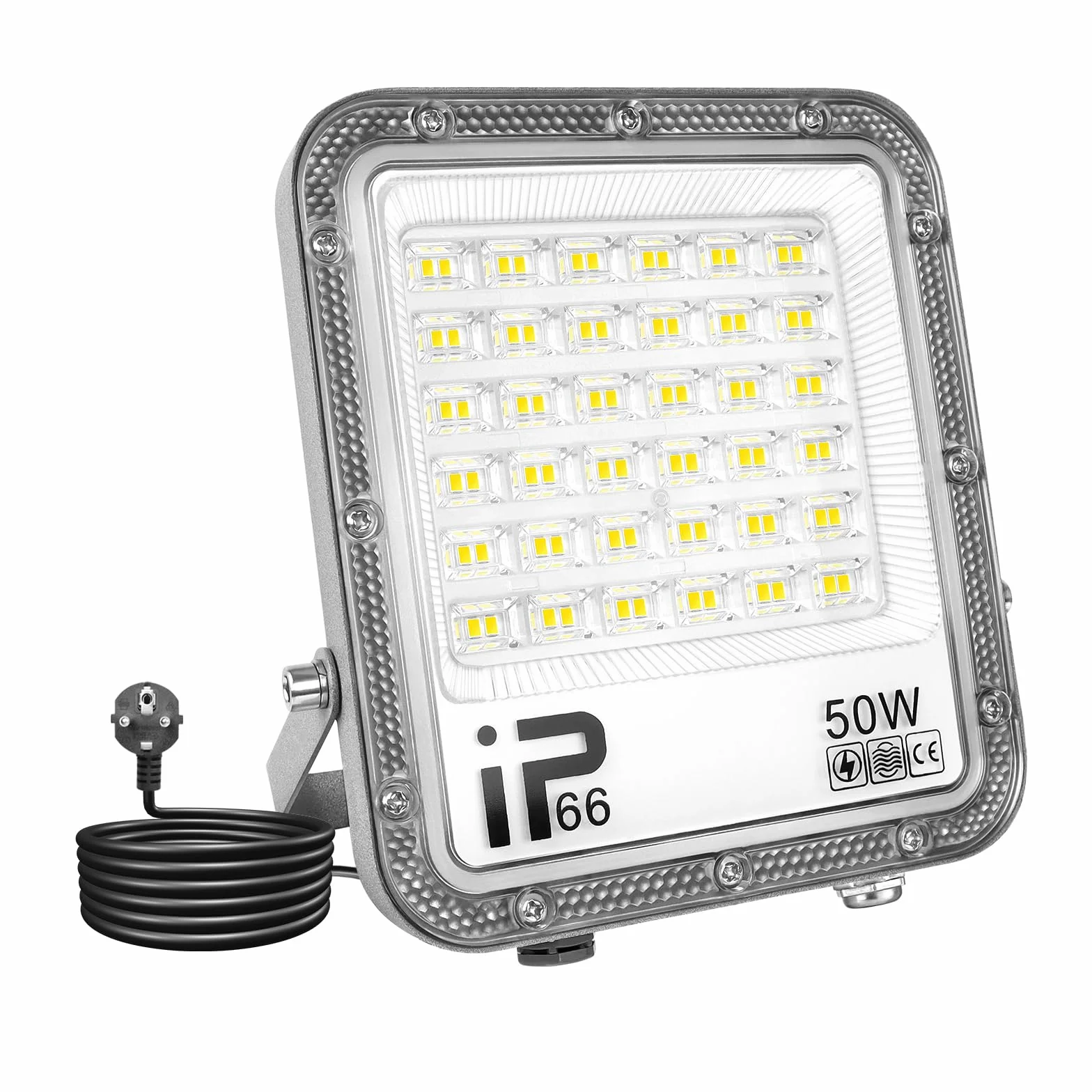 Willpower 50W 5000LM Zewnętrzny reflektor LED do patio ogrodu garażu