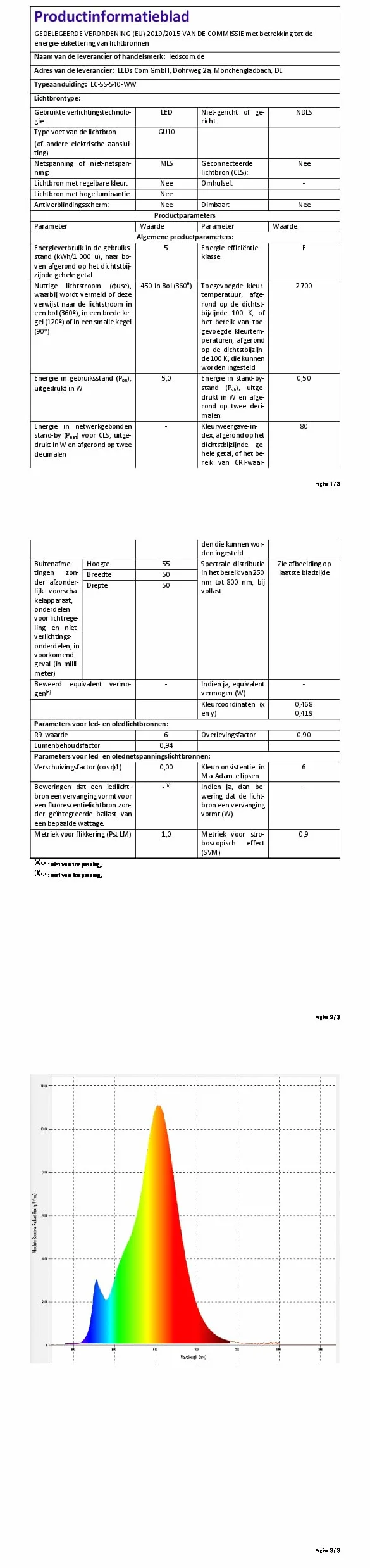 ledscom.de 2 sztuki Lampa ścienna WAIKA, 1-światło, czarna, USB-C, USB-A, z lampą LED GU10 450lm, ciepła biel